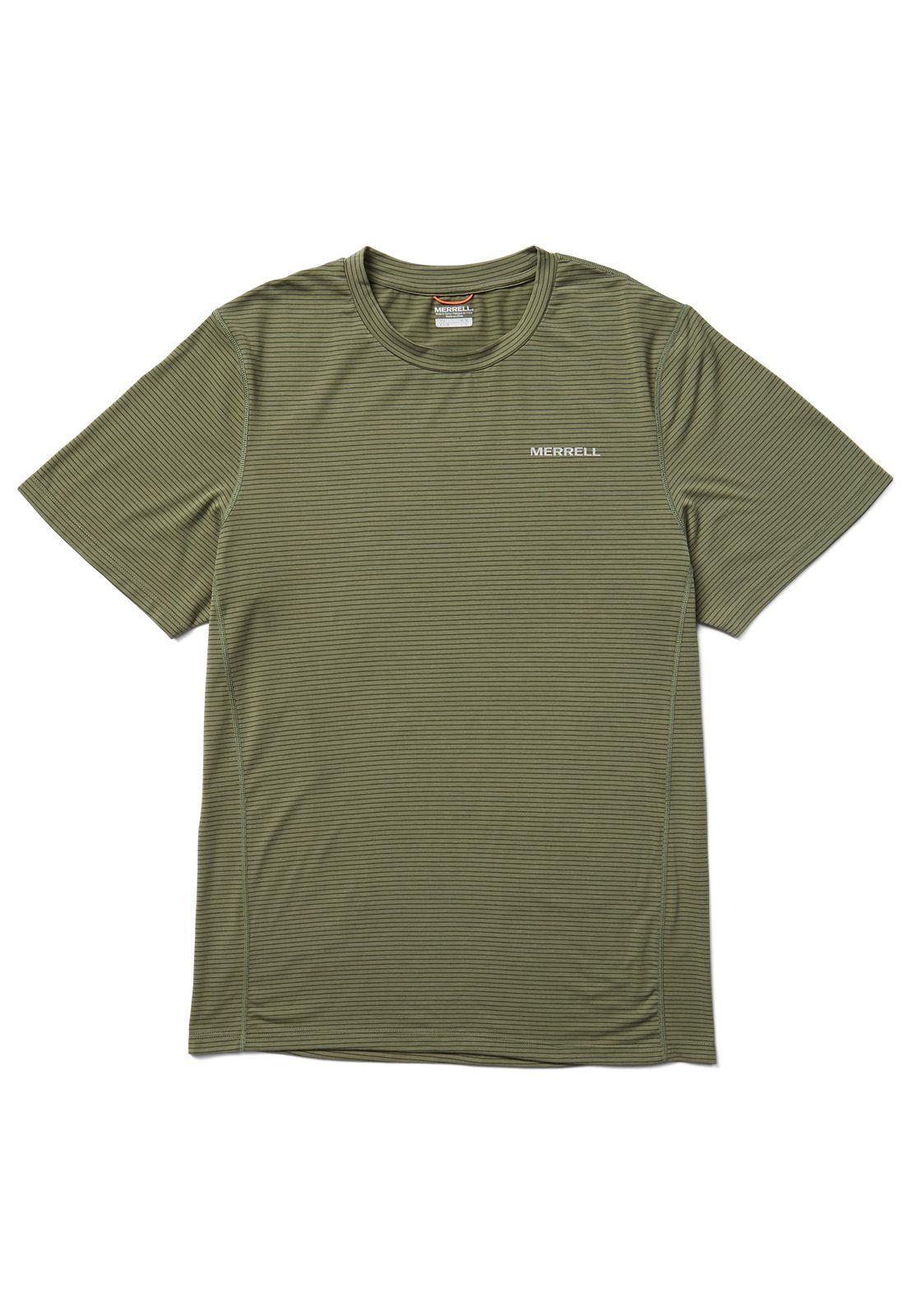 Polera Manga Corta Hombre Tencel Verde-0