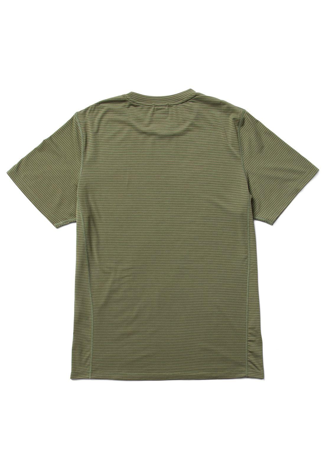 Polera Manga Corta Hombre Tencel Verde-1