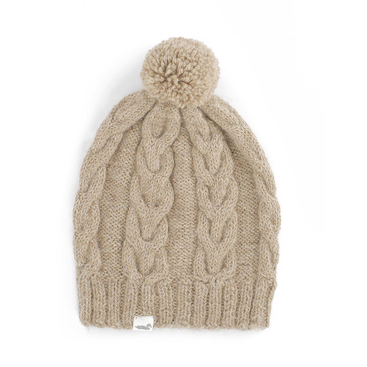 Gorro Lana Slim Cap Beige Mujer Rockford-0