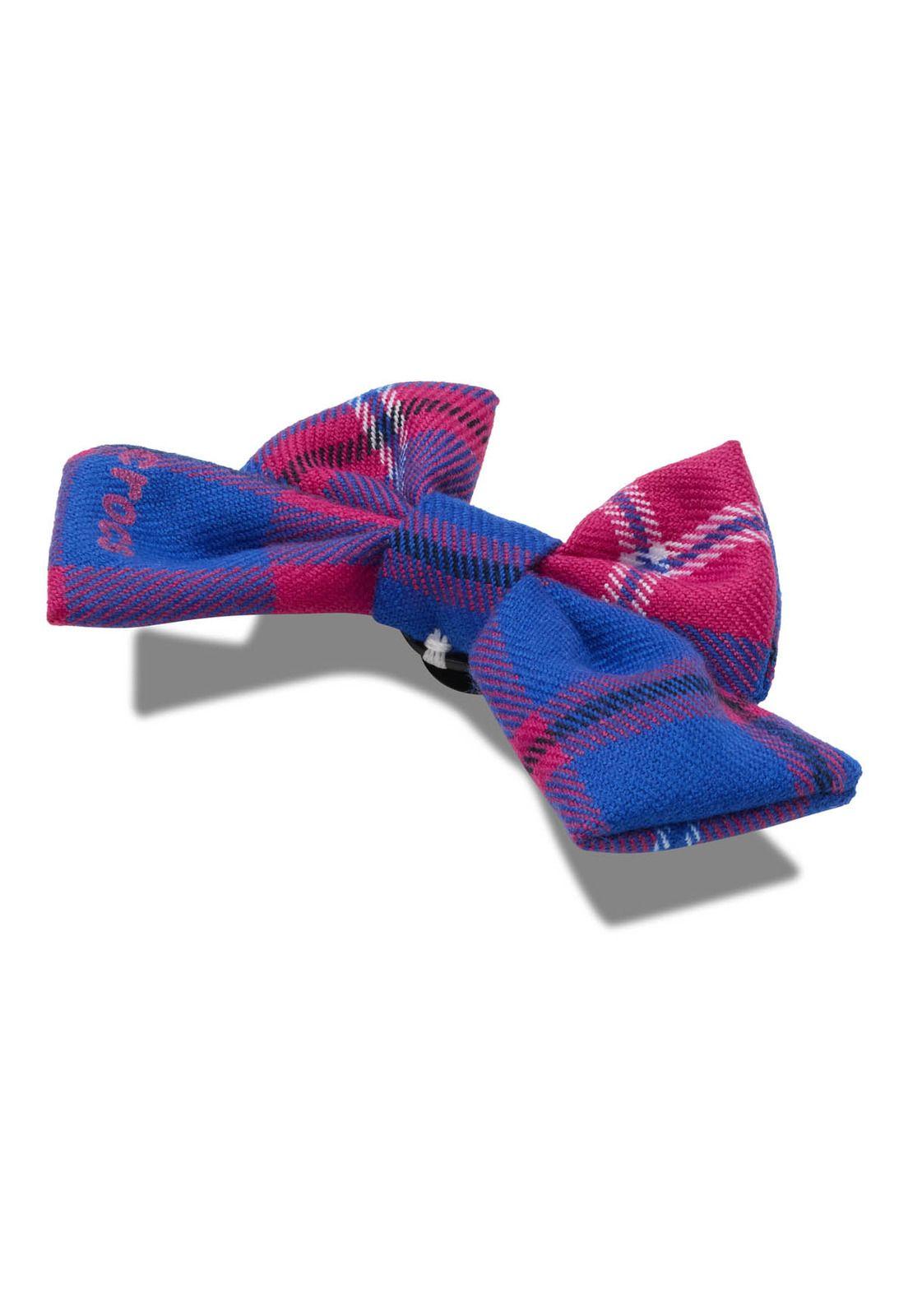 Jibbitz Lazo Cuadrillé Rosado Azul-2