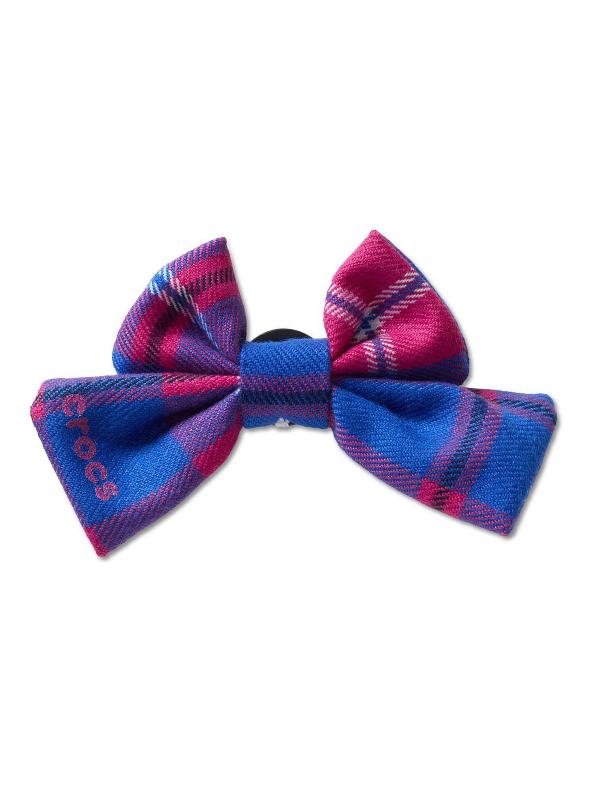 Jibbitz Lazo Cuadrillé Rosado Azul-0