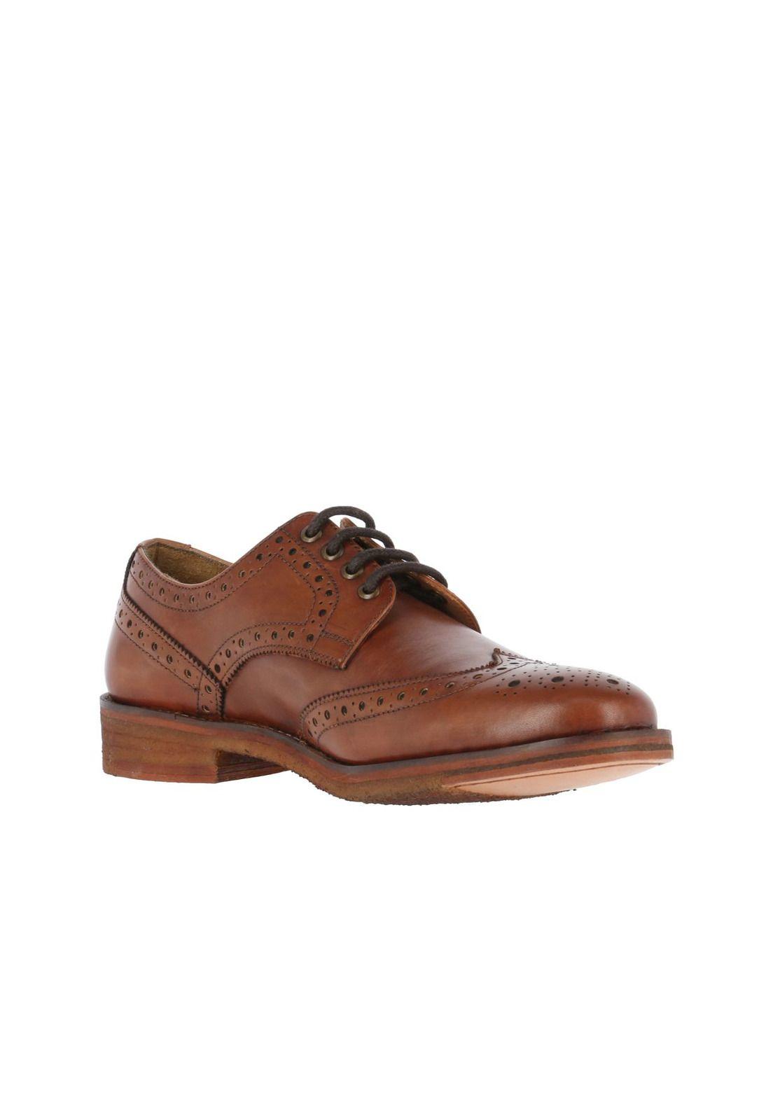 Zapato Cuero Walker Brown-0