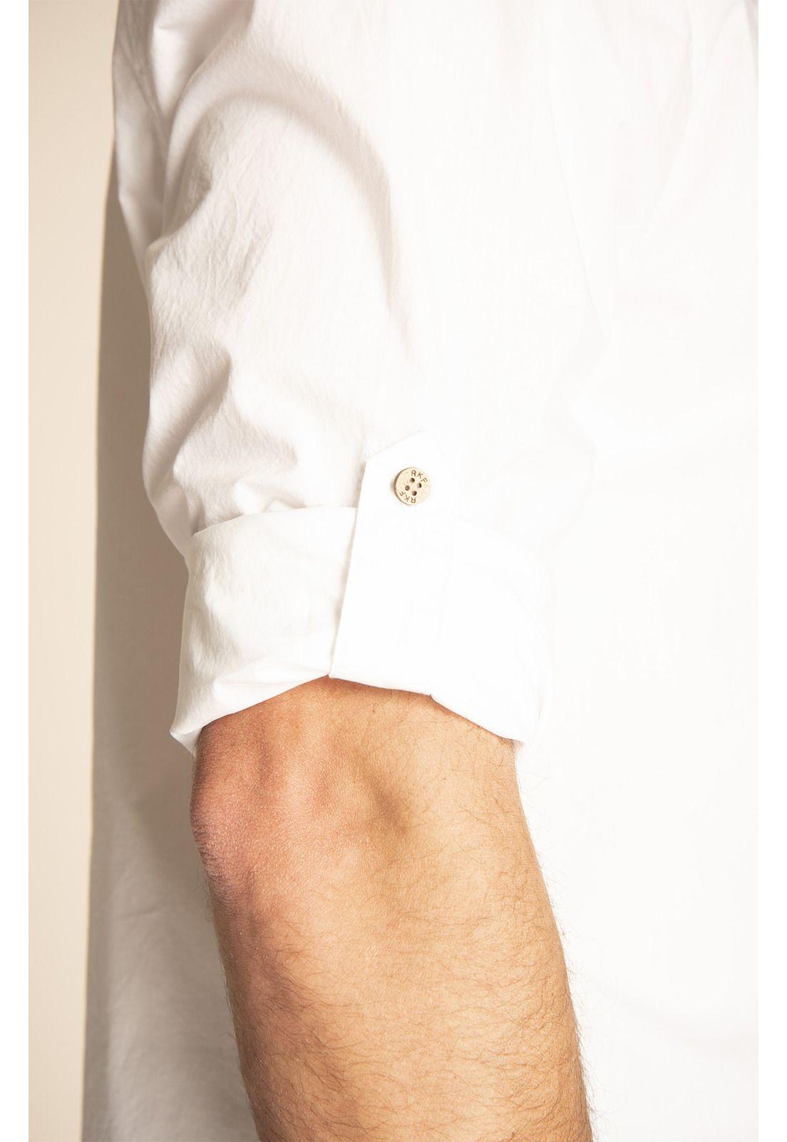 Camisa Algodón Orgánico Hombre Galiton Blanco-4