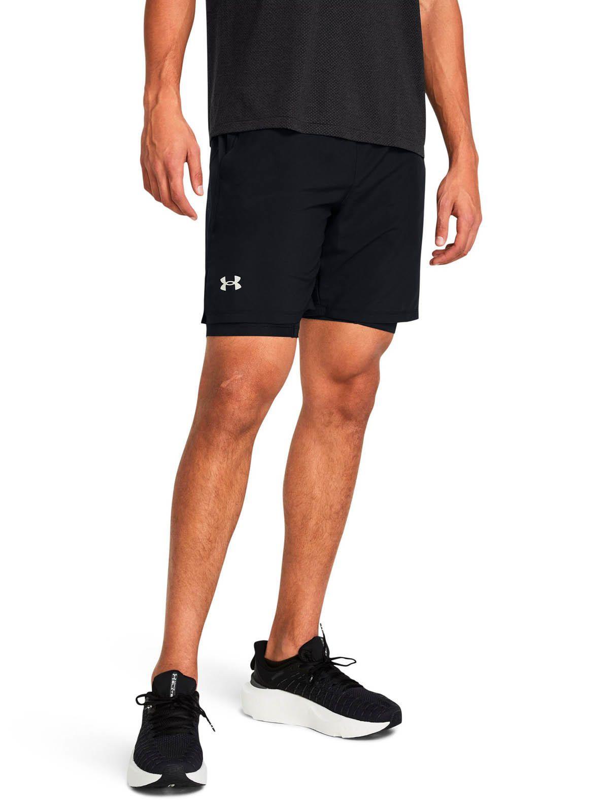 Short Running para Hombre Launch 2-in-1 7" Negro  -3