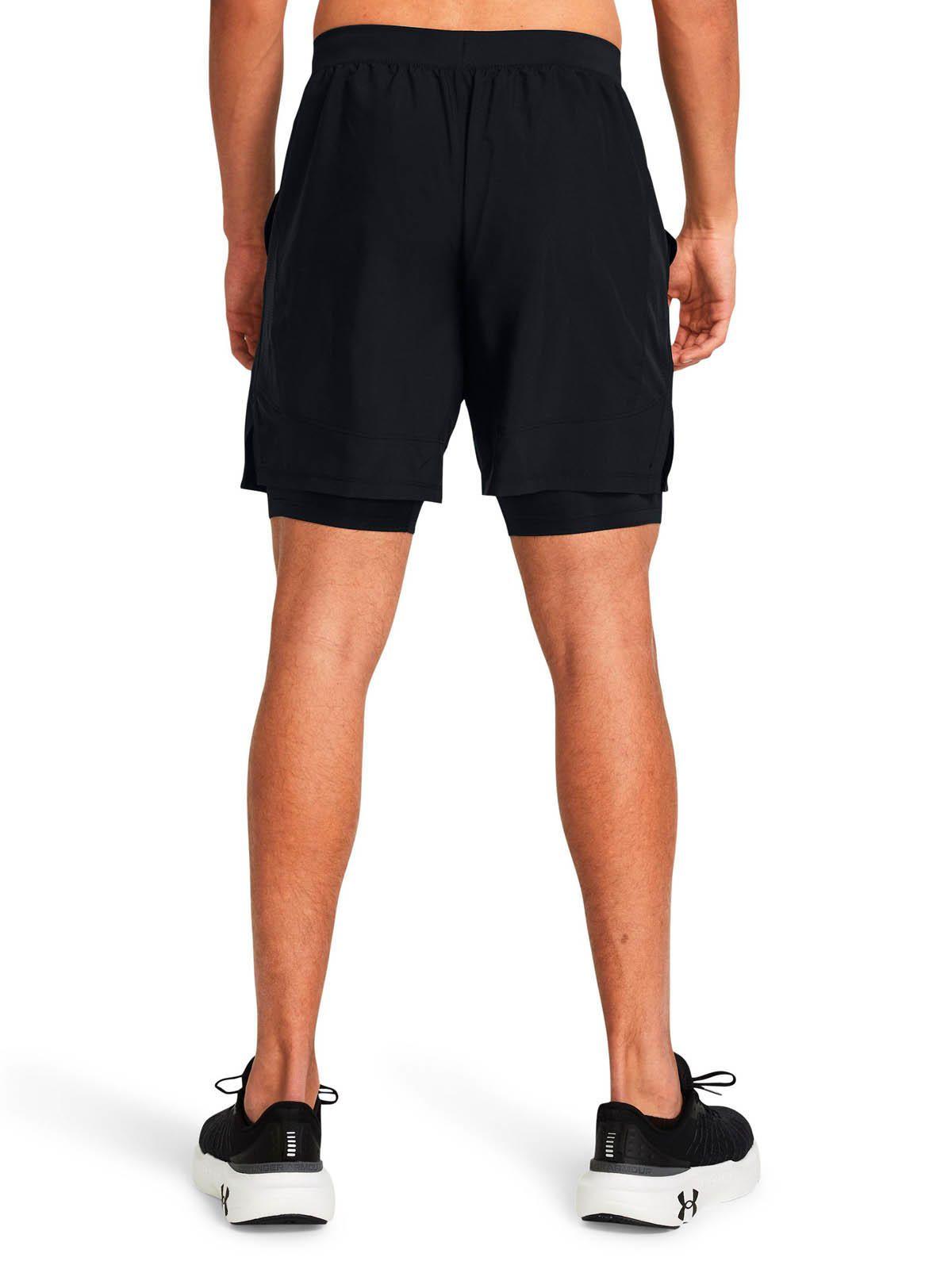 Short Running para Hombre Launch 2-in-1 7" Negro  -4