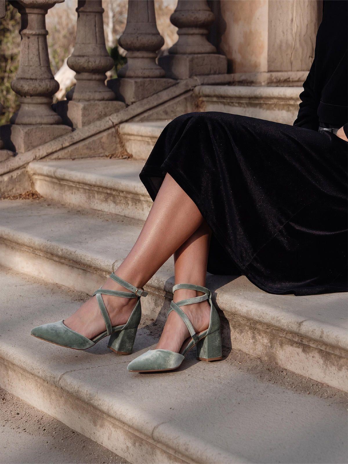 Zapato Mujer Elegance Menta-1