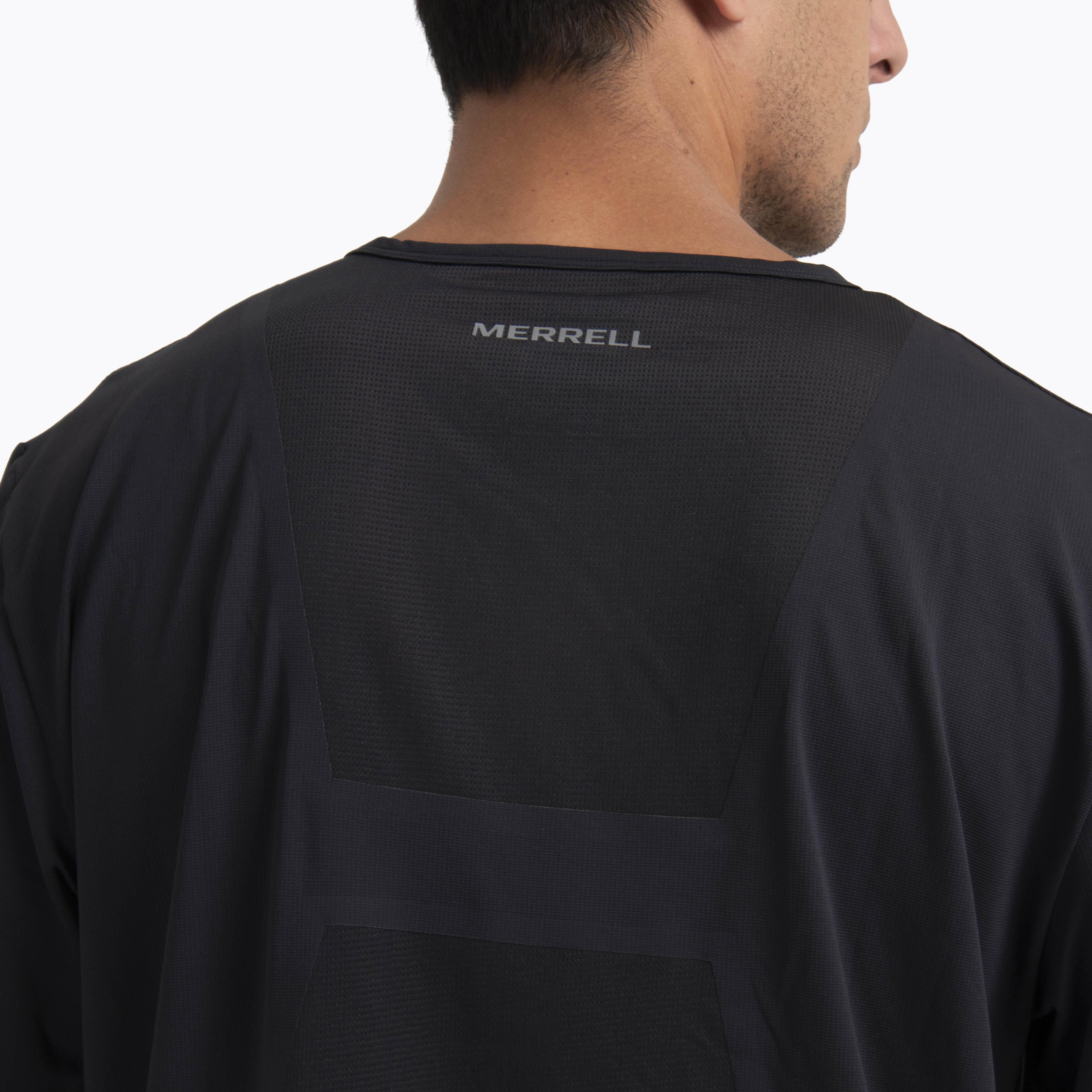 Polera MC Hombre Light Weight Trail Negro-5