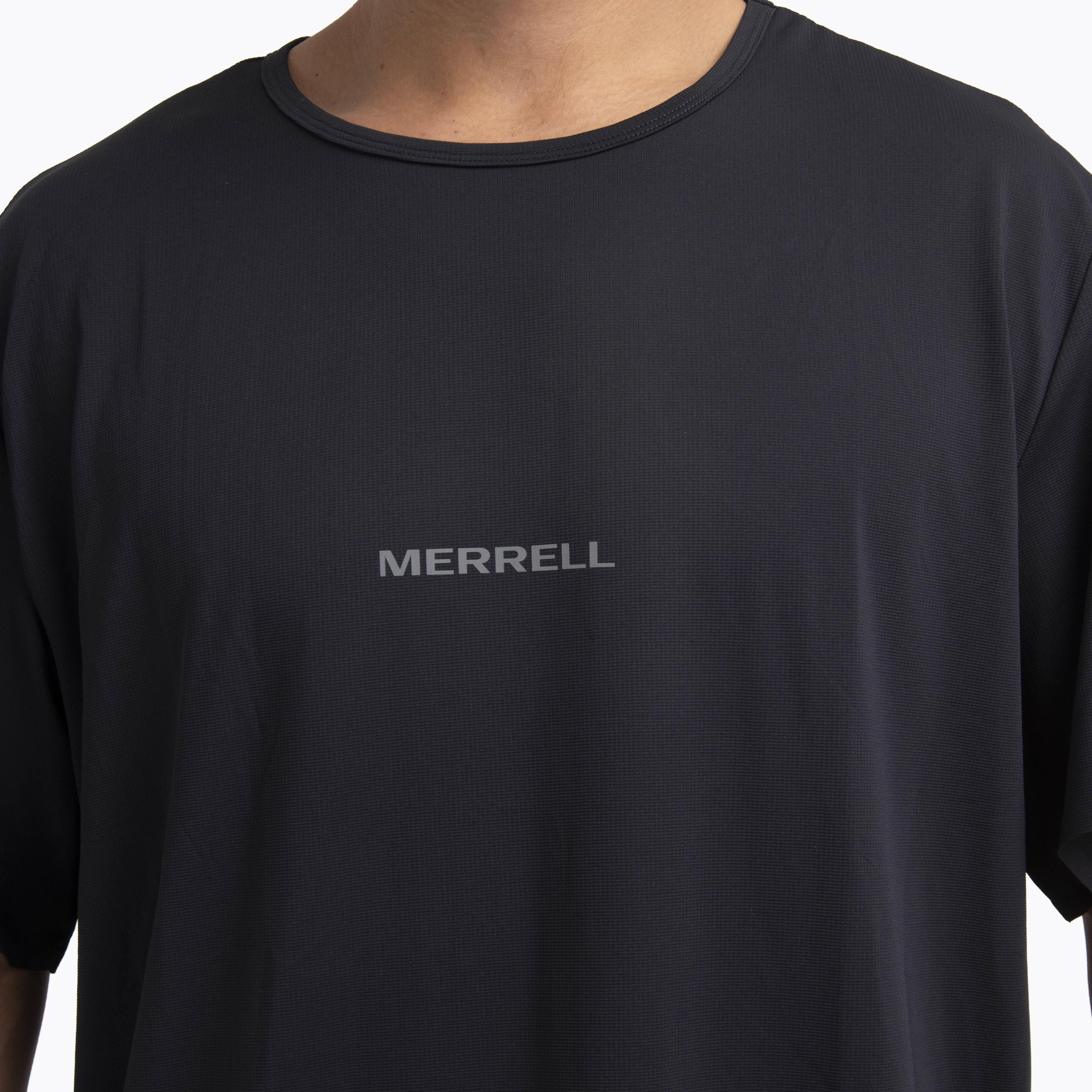 Polera MC Hombre Light Weight Trail Negro-4