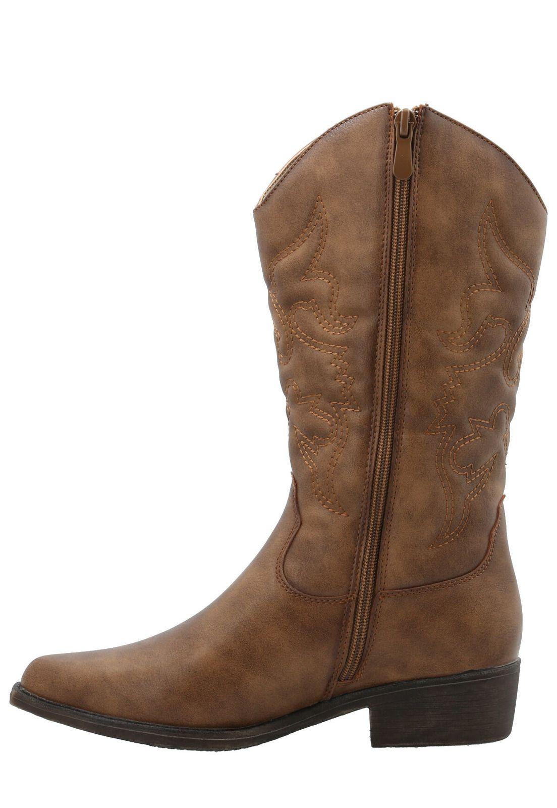 Bota Fleury Mujer Café-5