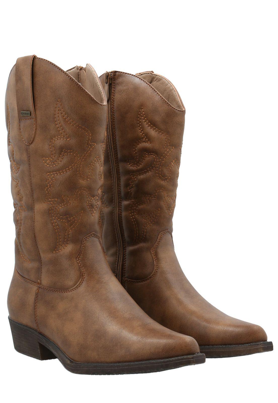 Bota Fleury Mujer Café-8