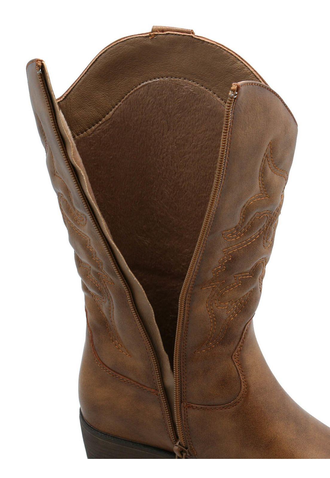 Bota Fleury Mujer Café-9