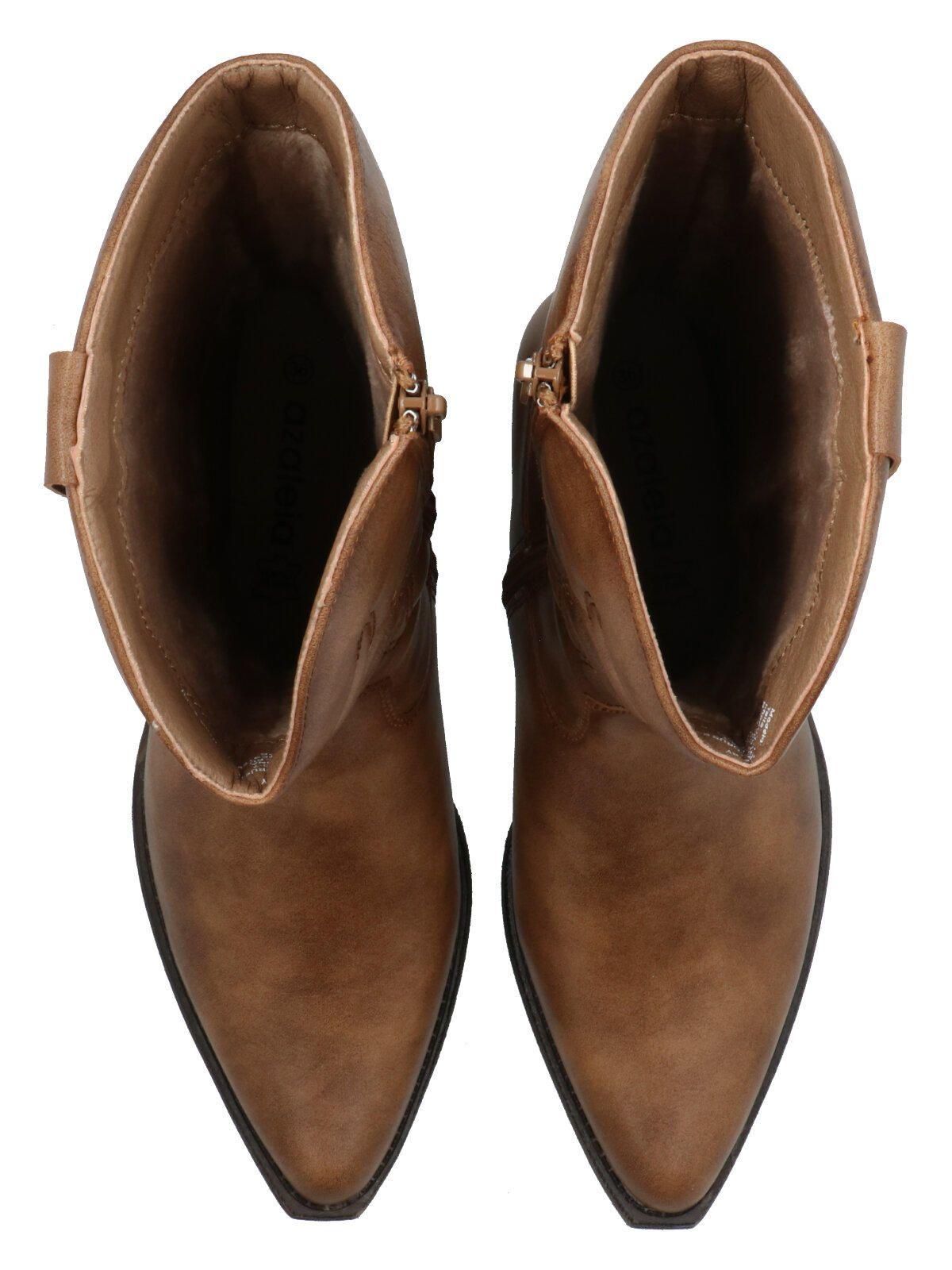 Bota Fleury Mujer Café-7