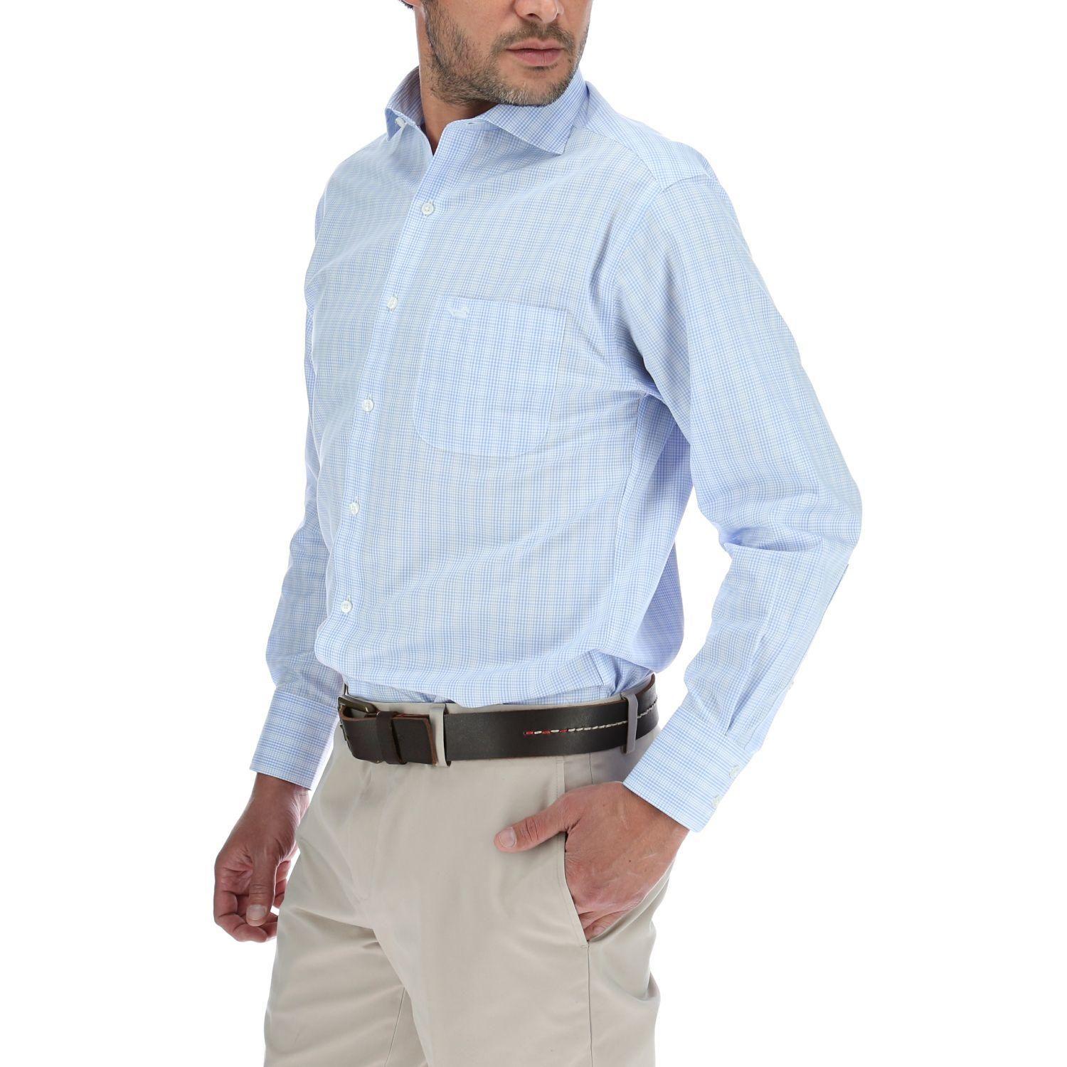 Camisa Hombre  Pc Celeste-1