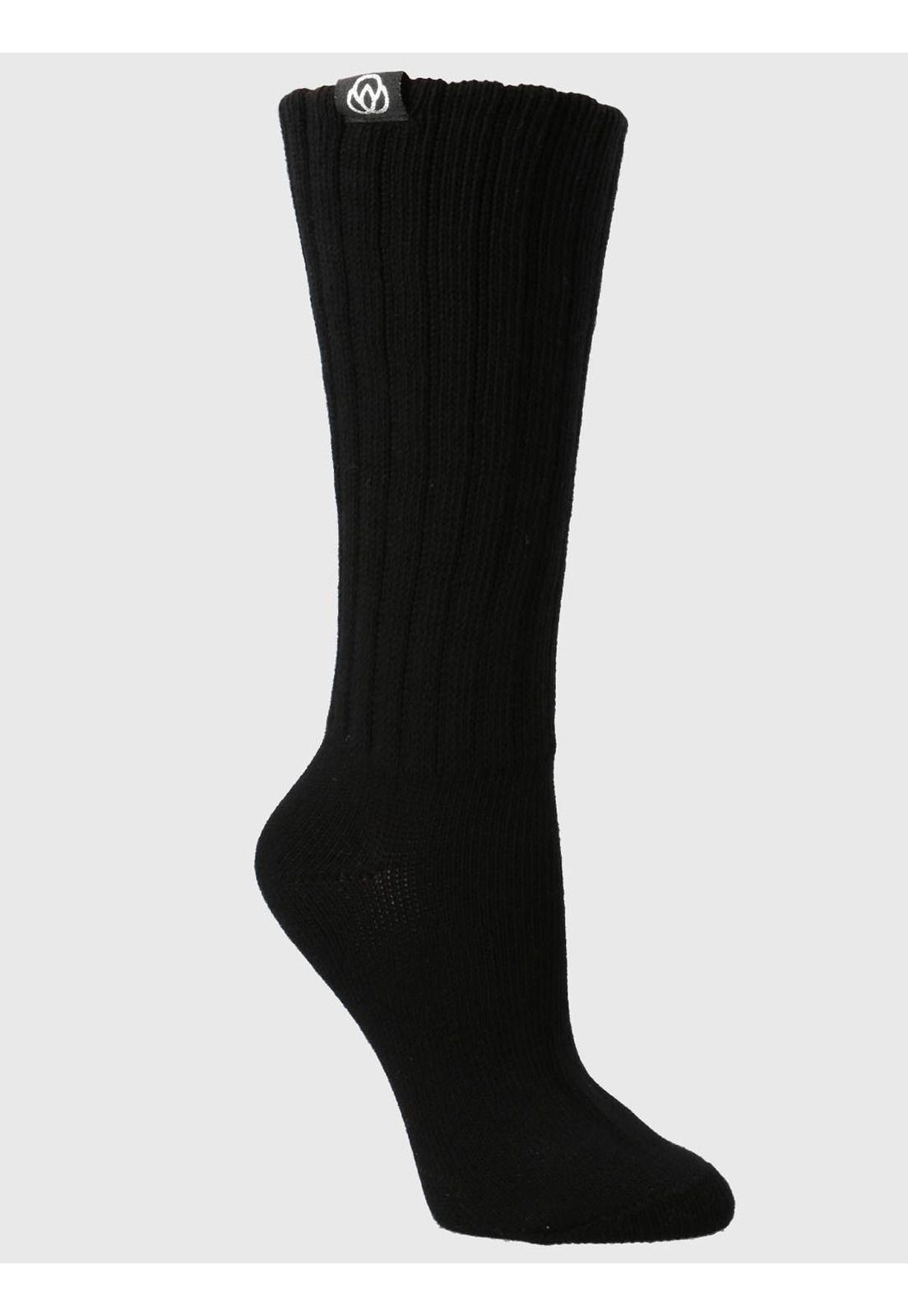 Calcetin Mujer Scrunck Negro-2