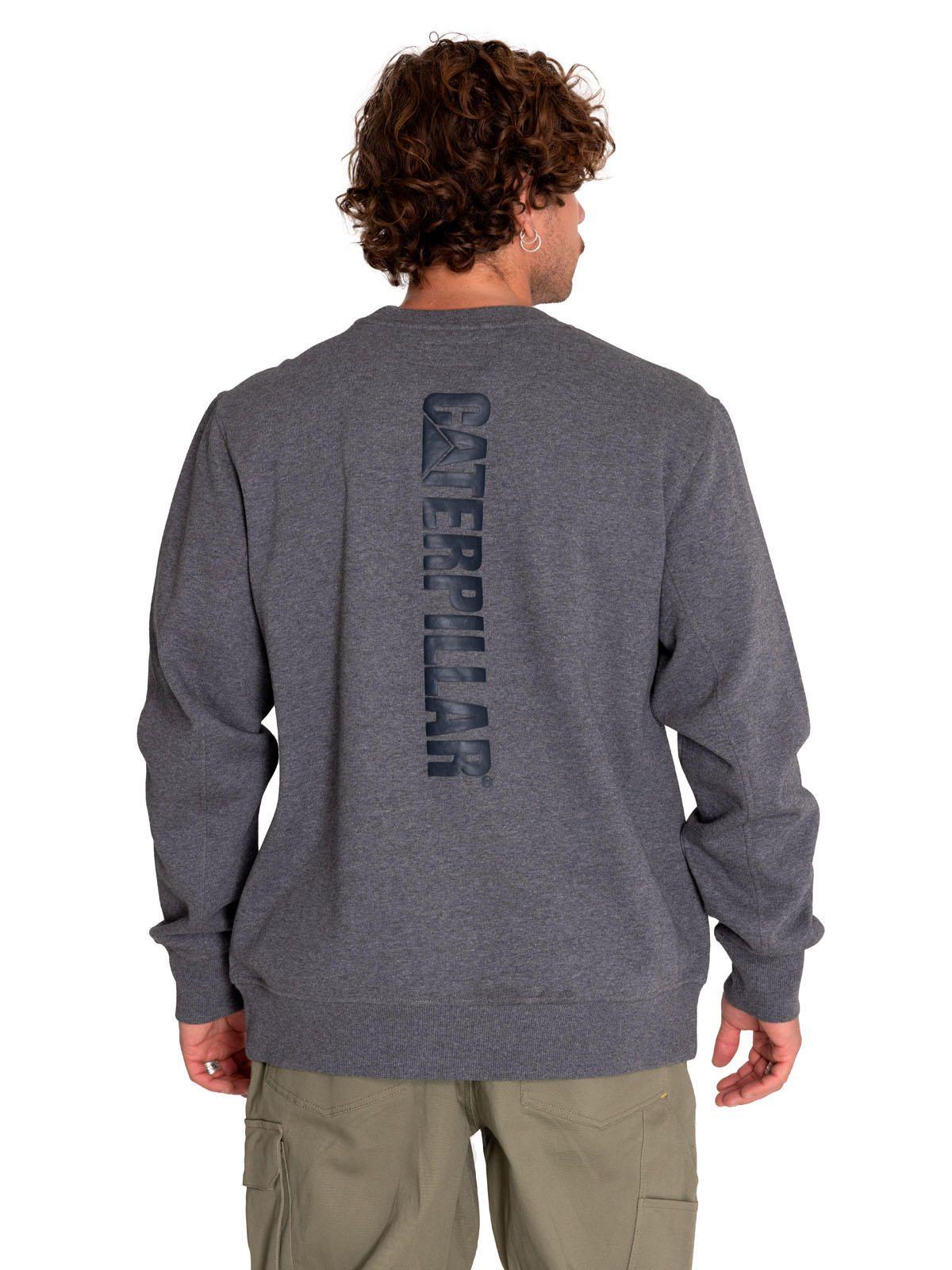 Polerón Hombre Heather Logo Sweatshirt Gris-3