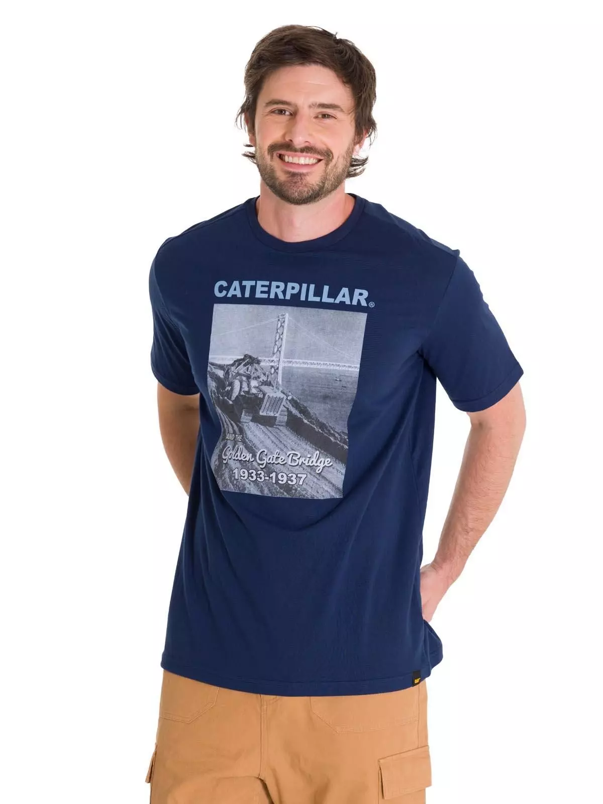 Polera Casual Projects Graphic 7 Hombre Azul Marino-0
