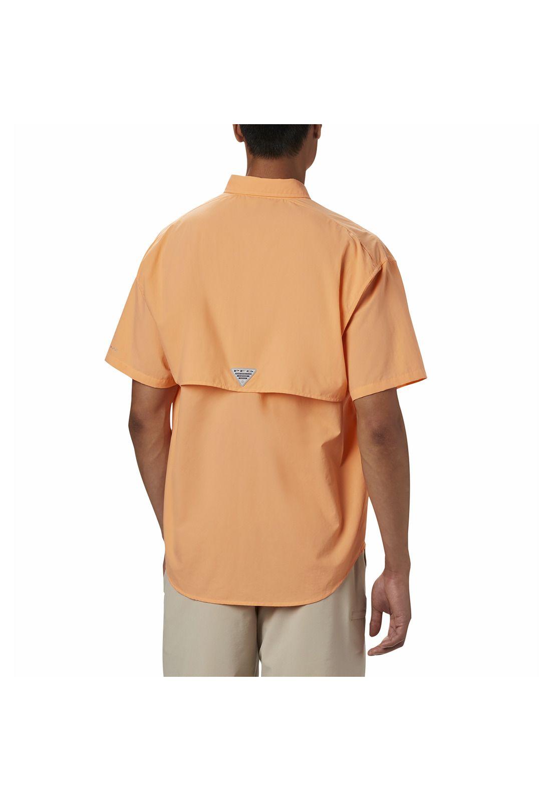 Camisa Hombre Bahama Ii Manga Corta Naranja-1