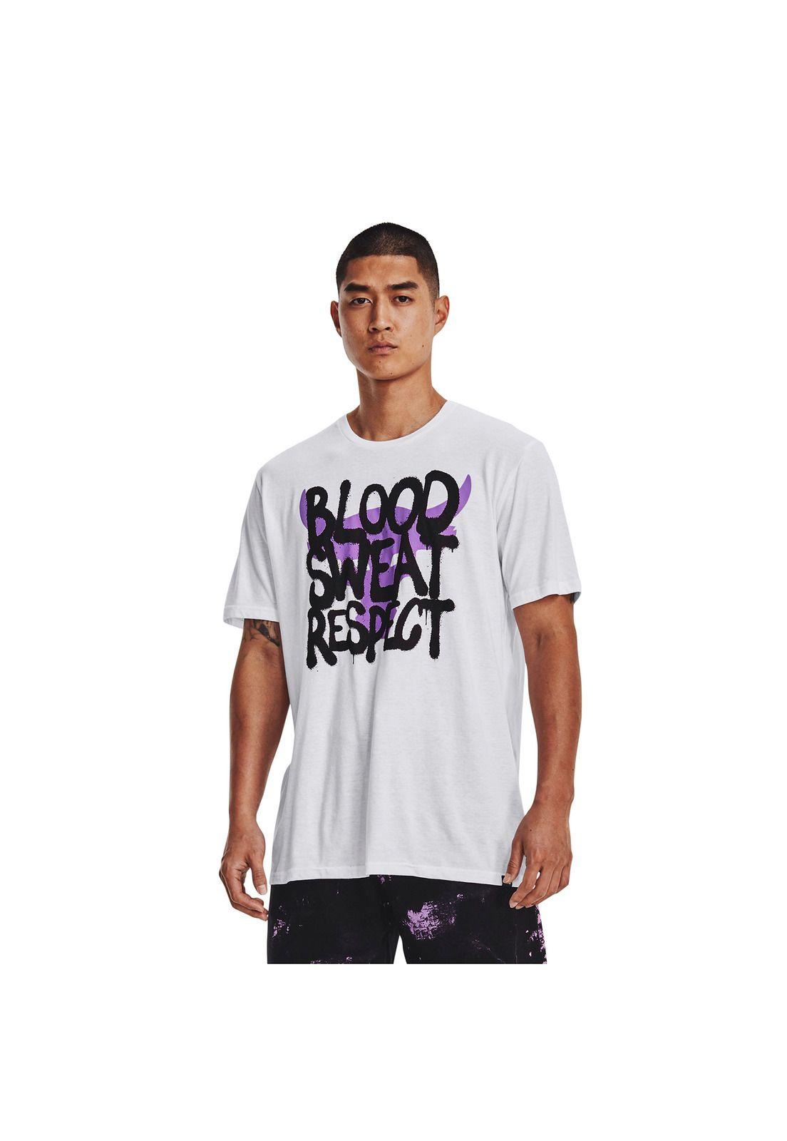 Polera Project Rock Payoff 2 hombre Blanco-3