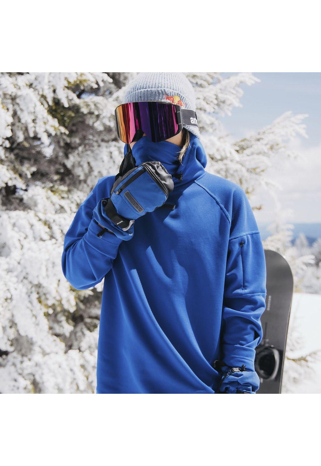 Polerón Hombre Impermeable Crown Azul-3