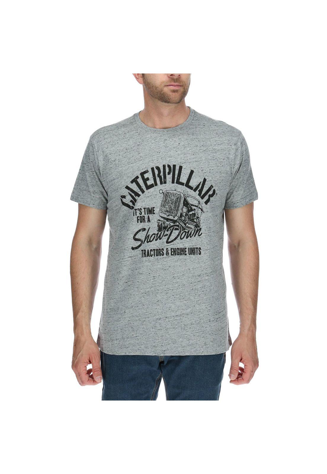 Polera Mc Hombre Showdown Tee Gris-0