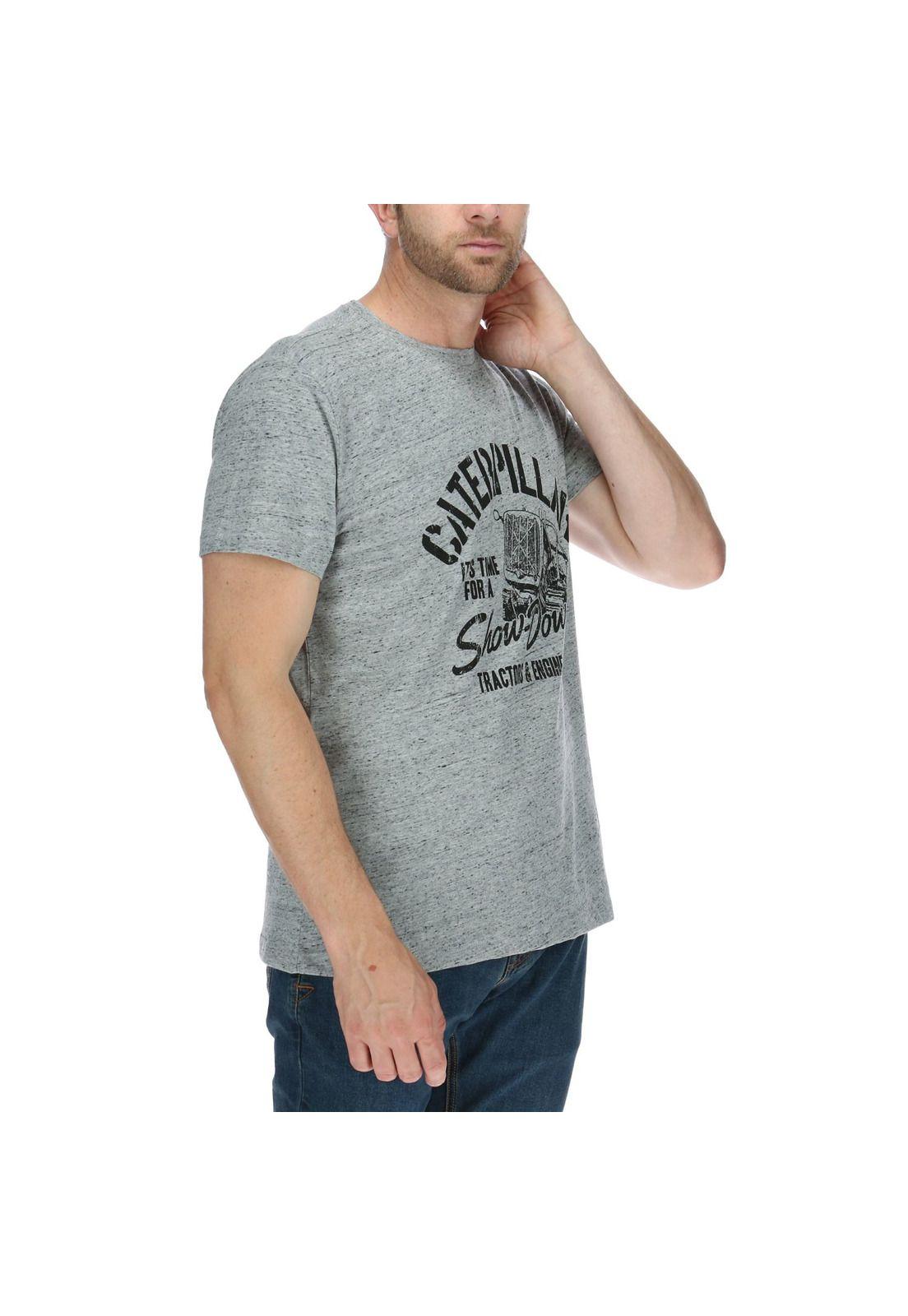 Polera Mc Hombre Showdown Tee Gris-3