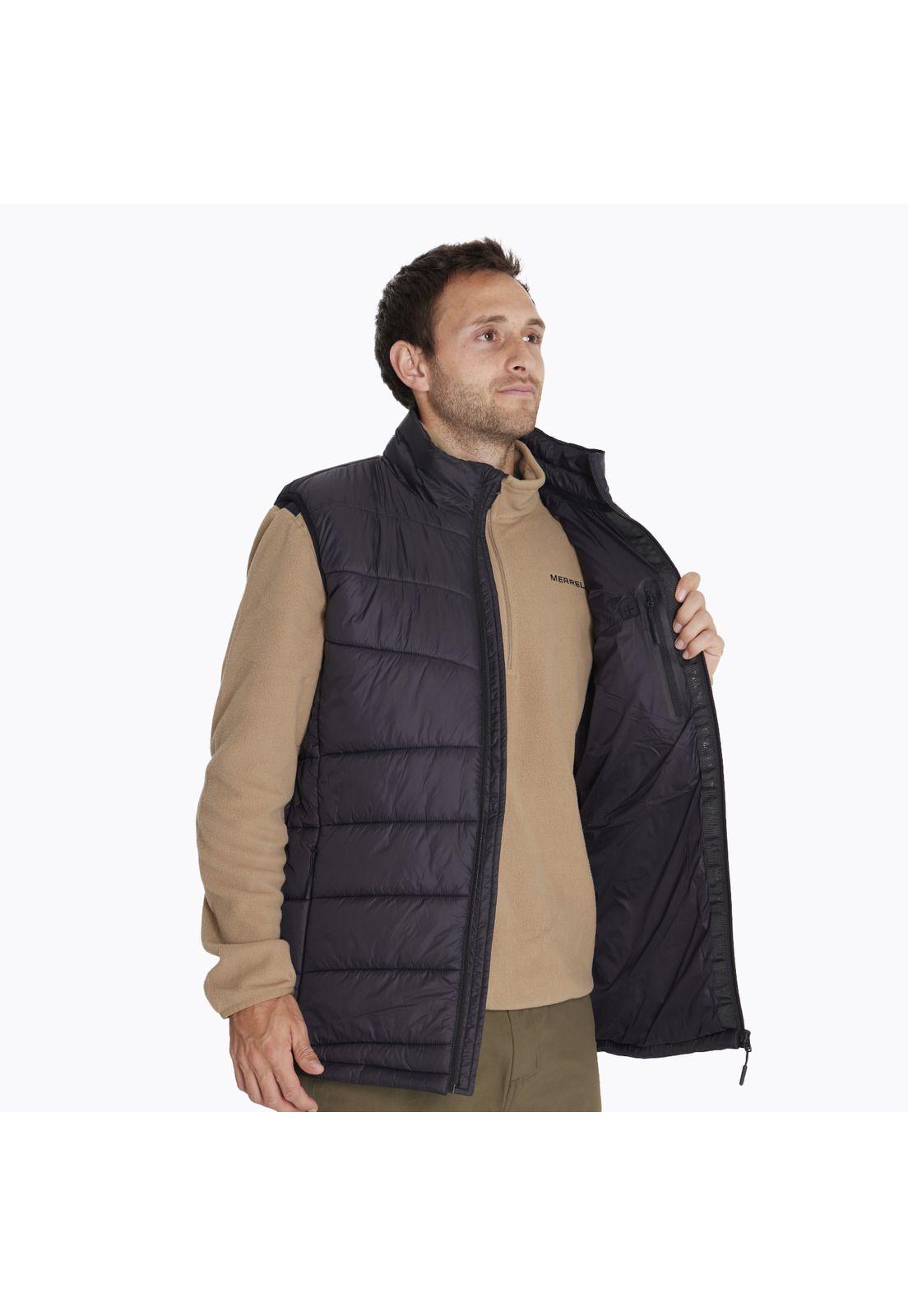 Parka Vest Parka Negro Hombre-3