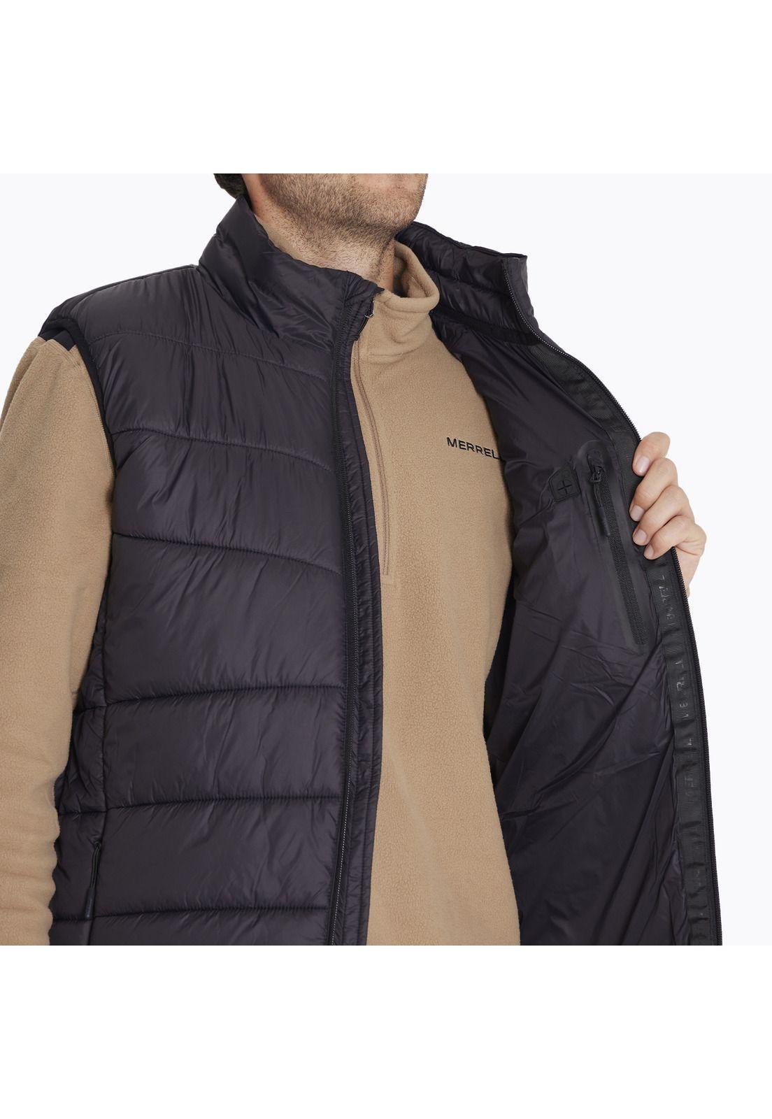 Parka Vest Parka Negro Hombre-5