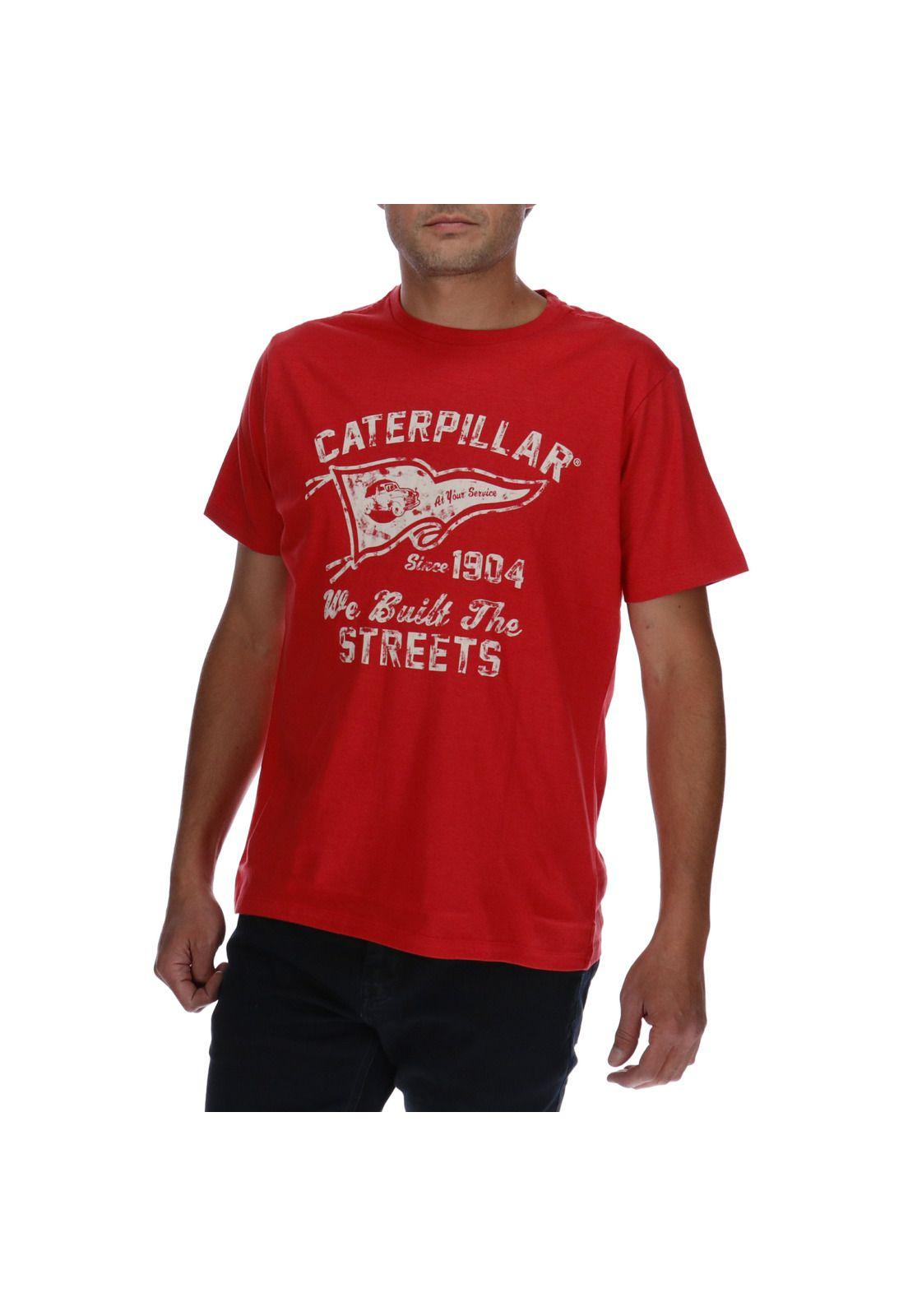 Polera Mc Hombre Pendant Tee Algodón Rojo-0