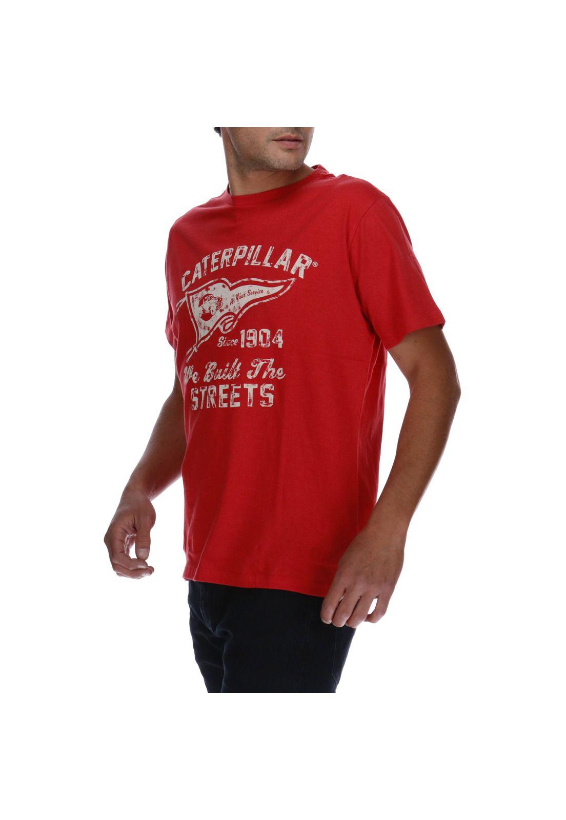 Polera Mc Hombre Pendant Tee Algodón Rojo-1