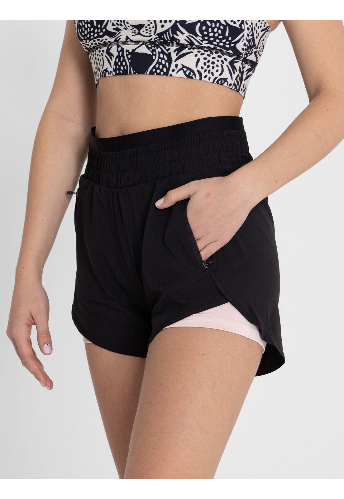 Short W/Inn Leg Febe Negro Mujer-3