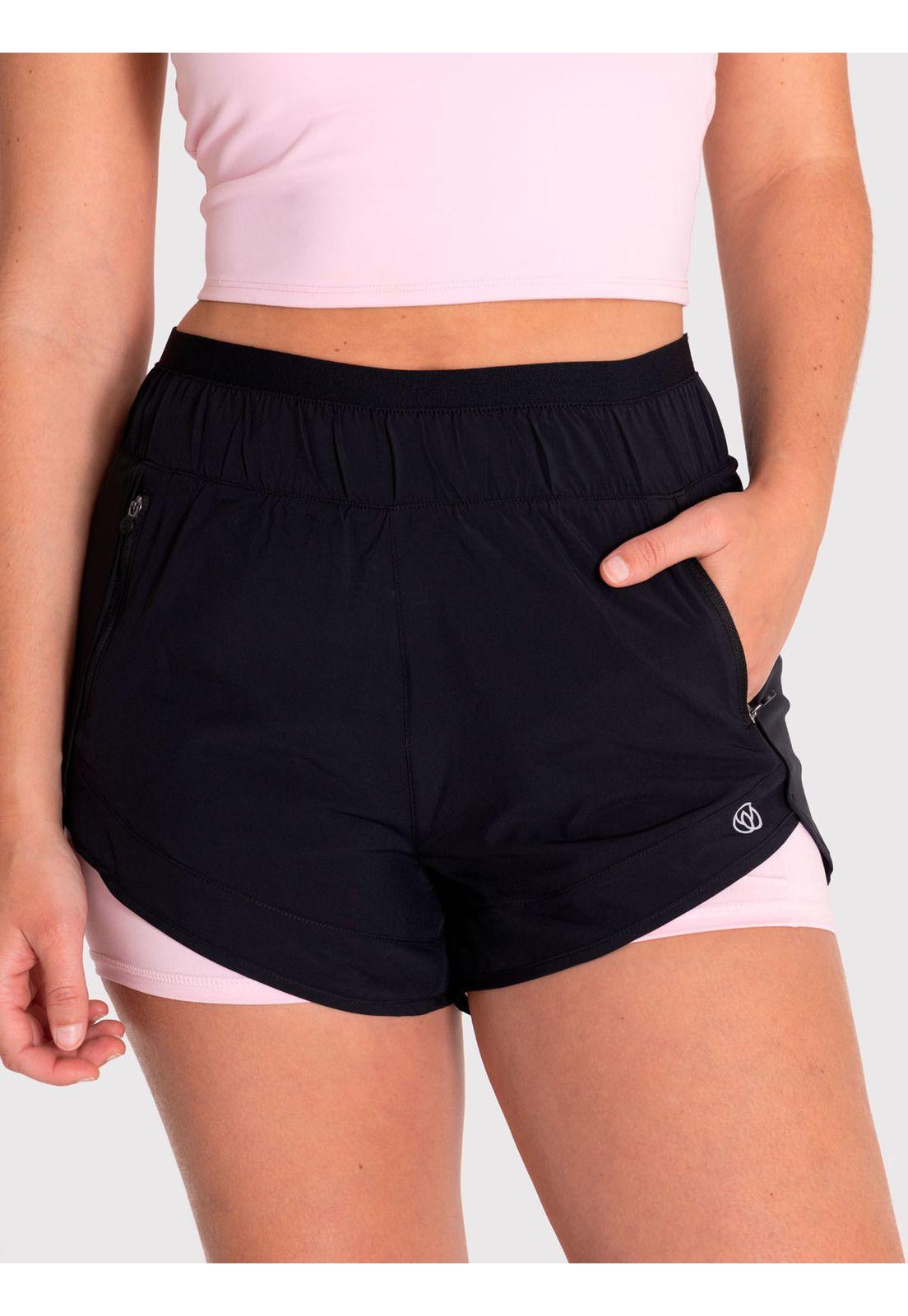 Short W/Inn Leg Febe Negro Mujer-4