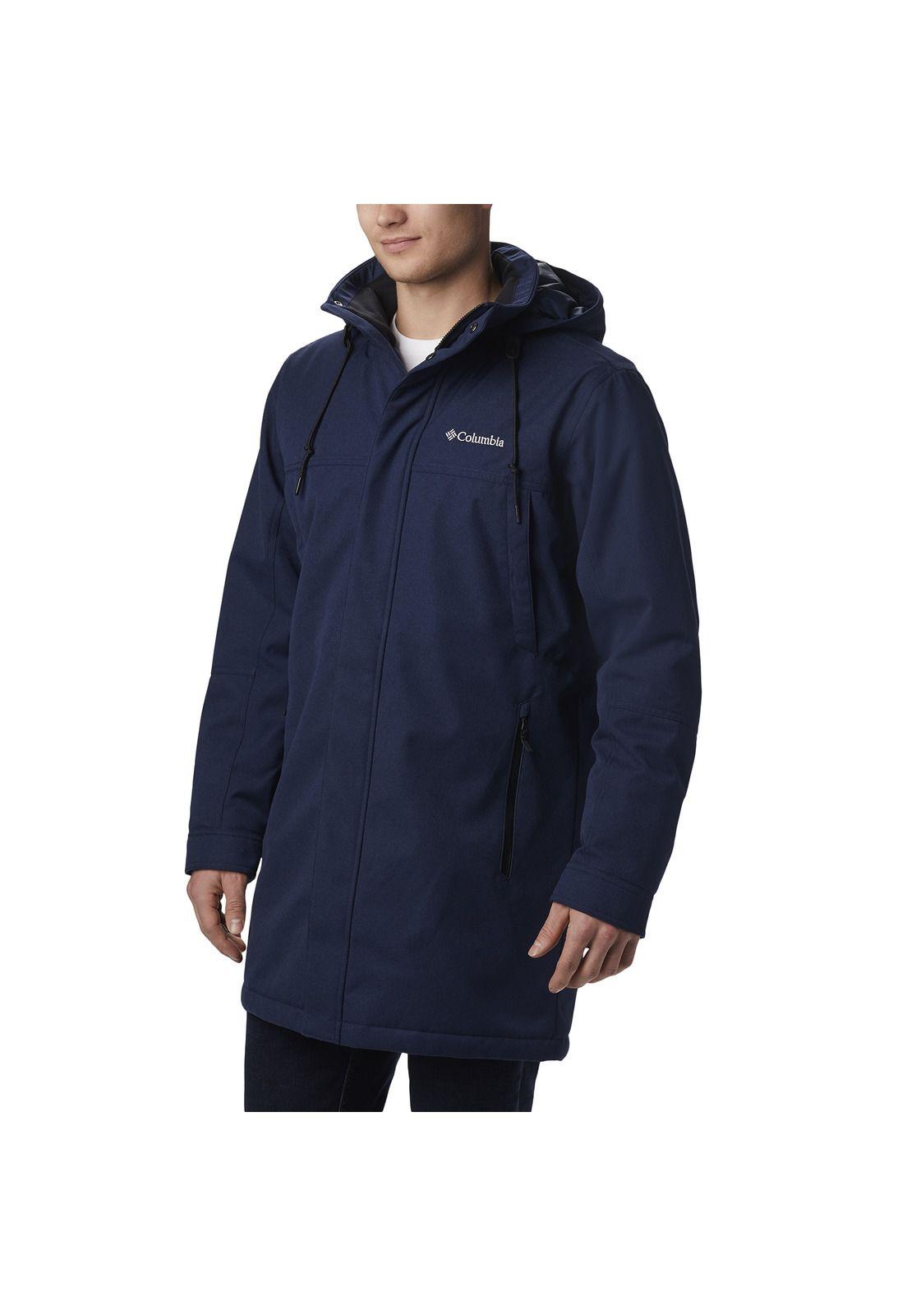 Chaqueta Hombre Boundary Bay Long Jk Polyester Azul Oscuro-0