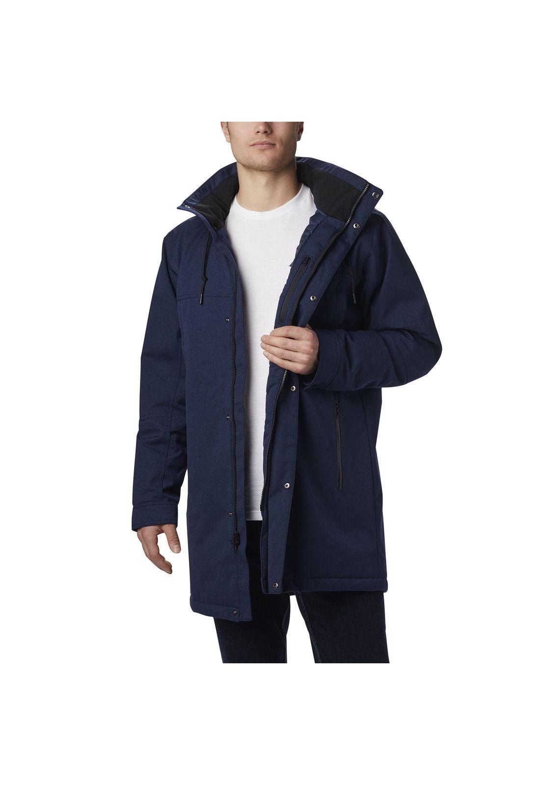 Chaqueta Hombre Boundary Bay Long Jk Polyester Azul Oscuro-1