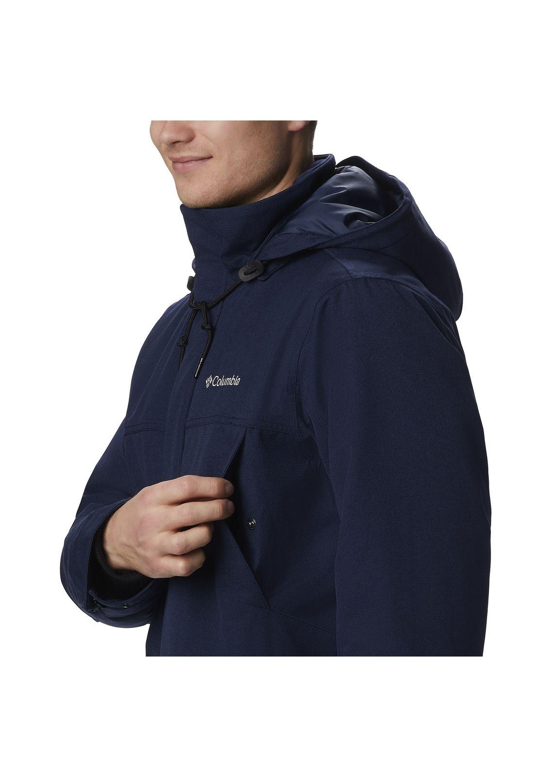 Chaqueta Hombre Boundary Bay Long Jk Polyester Azul Oscuro-3