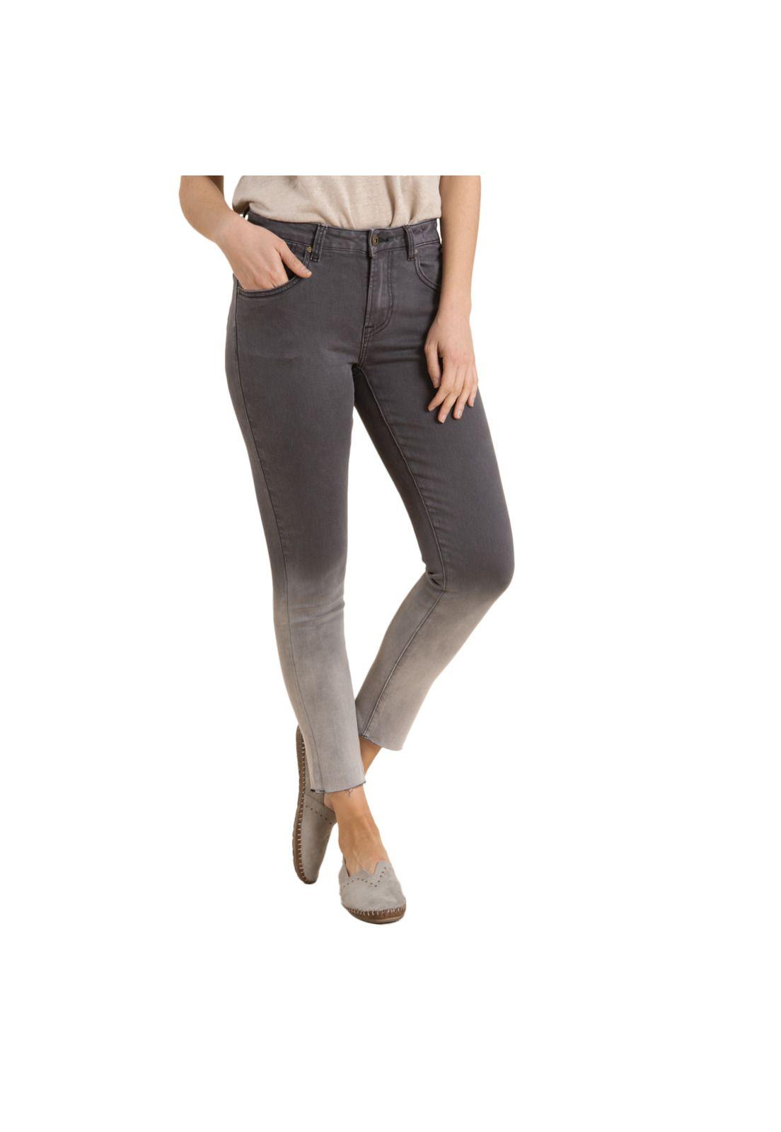 Jeans Mujer Laura Gris-0