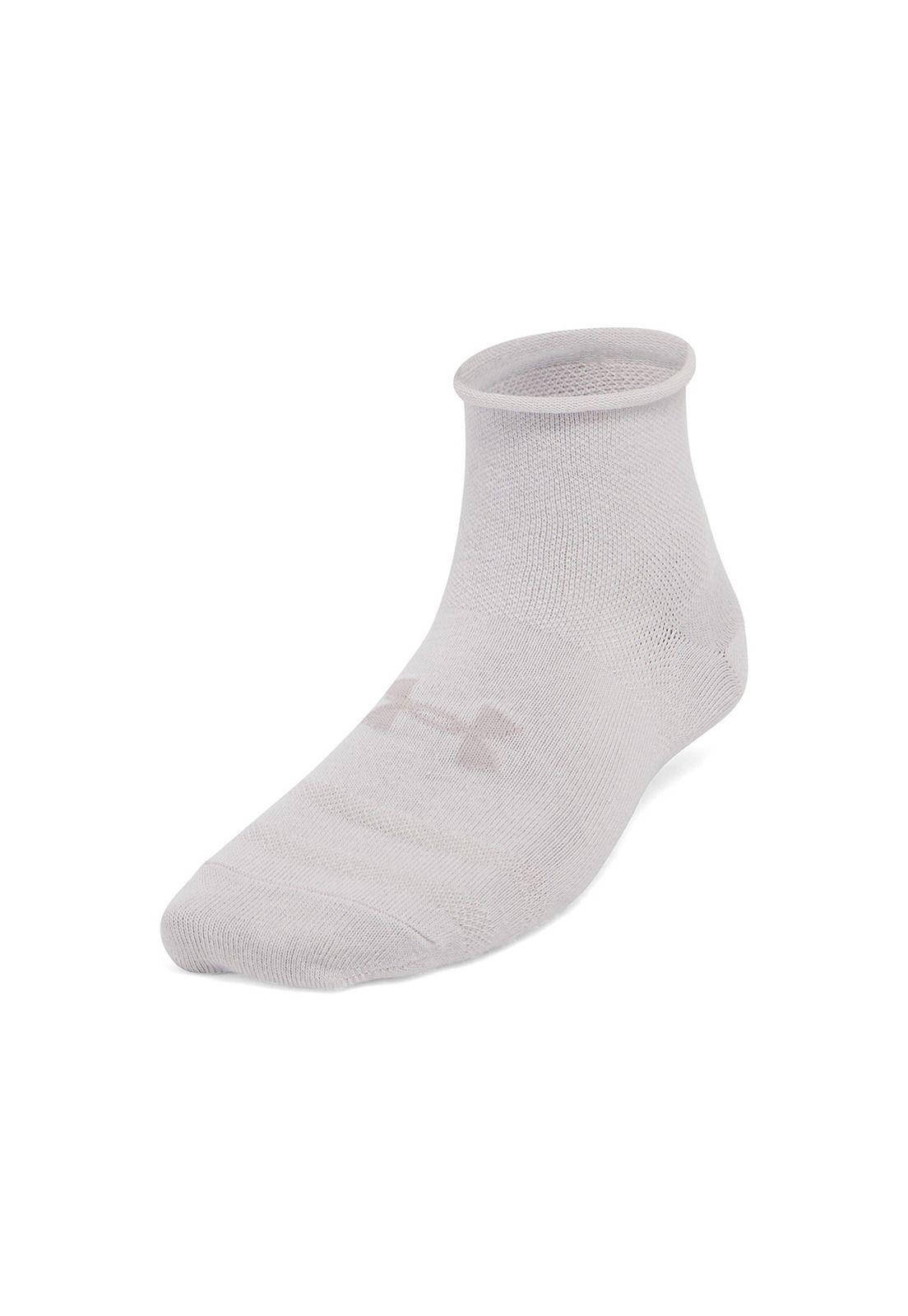 Calcetín deportiv Essential Low Gris Mujer-0