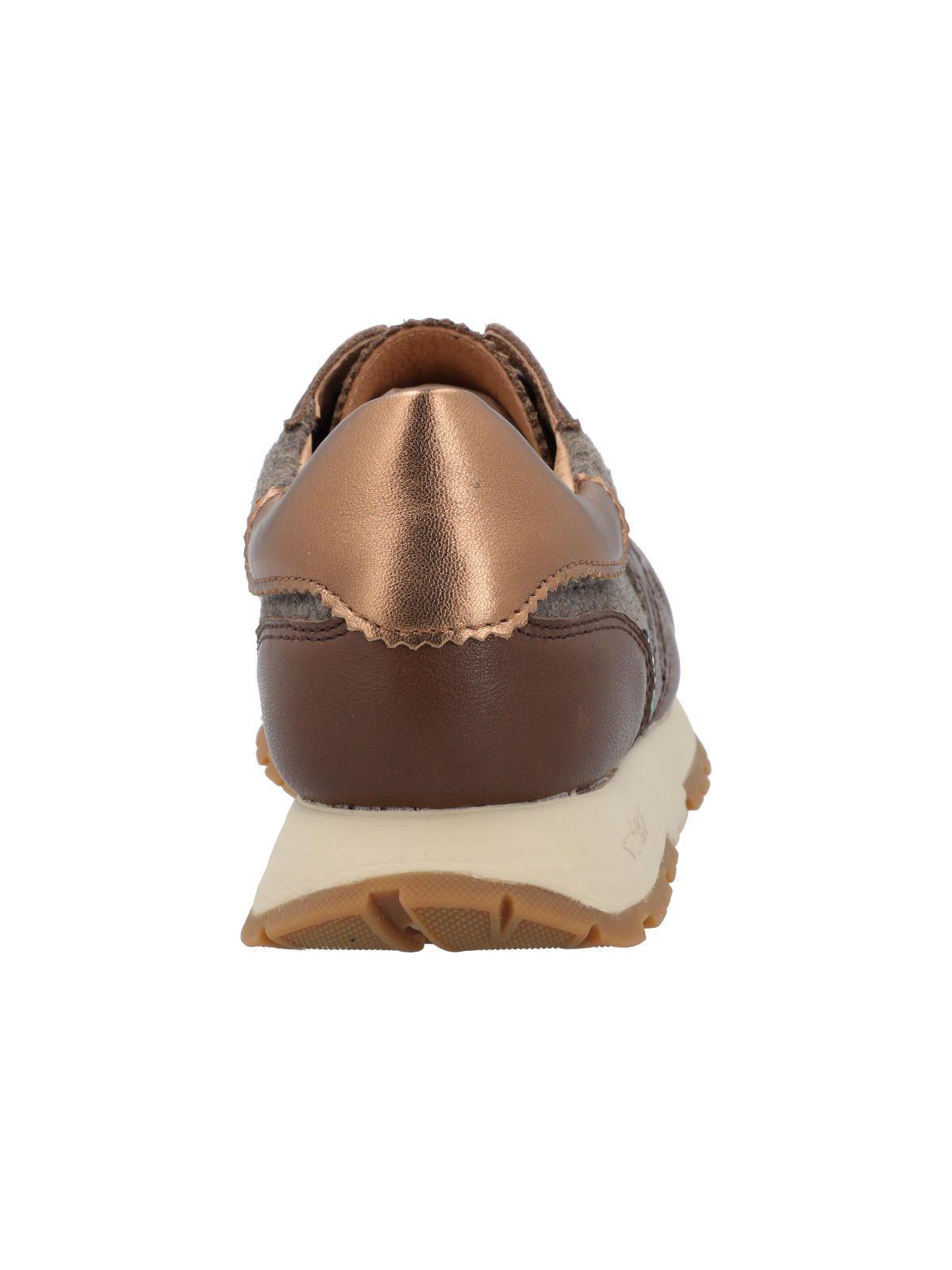 Zapatilla Cuero Mujer Bonete Café-6