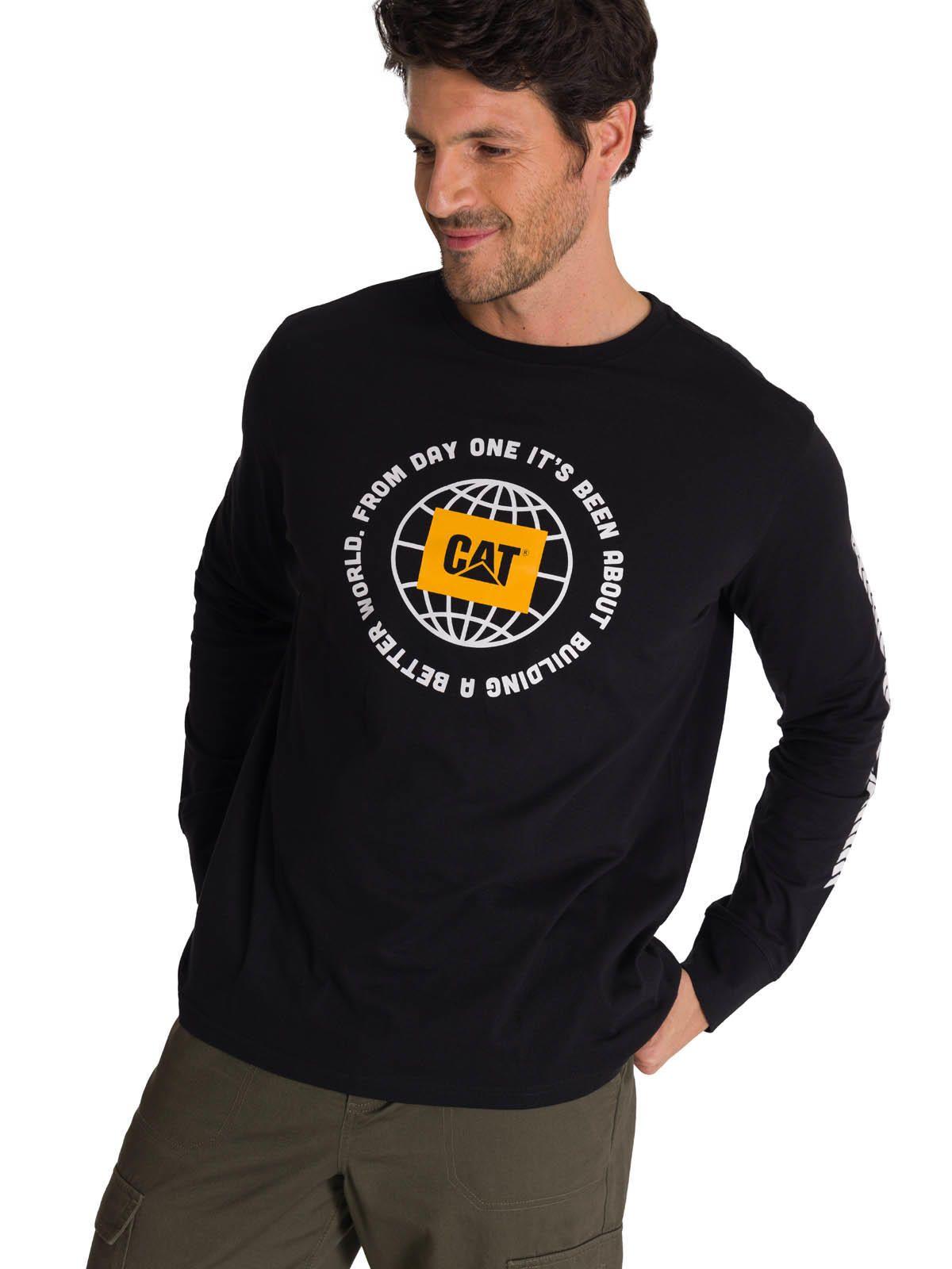 Polera Manga Larga Hombre Everyday Workwear Negro-0