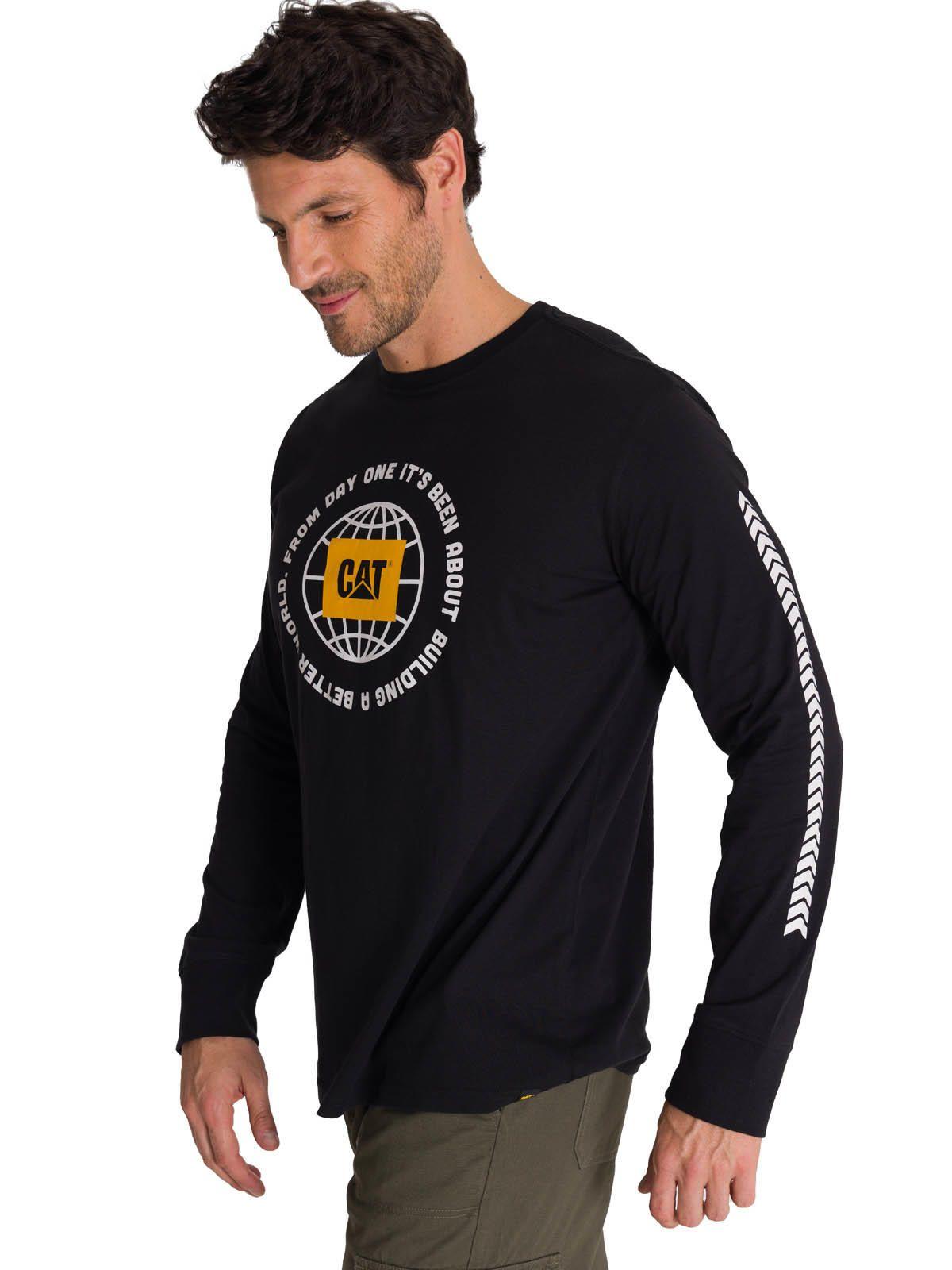 Polera Manga Larga Hombre Everyday Workwear Negro-1