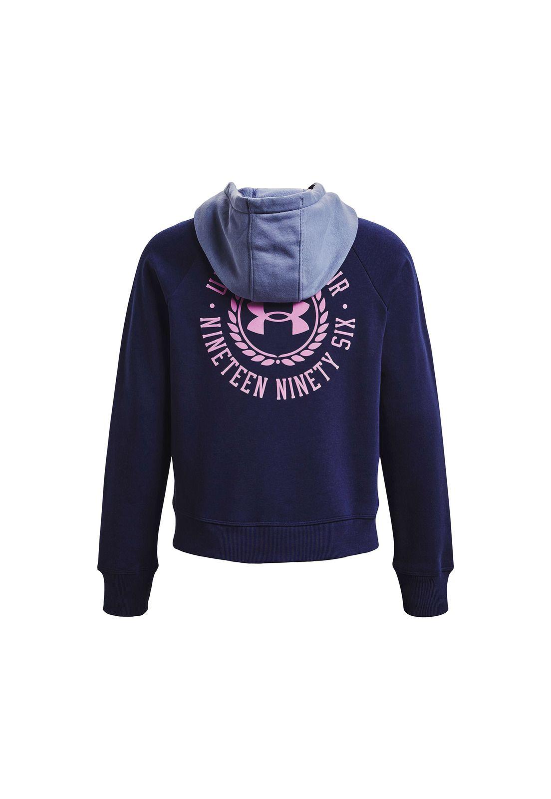 Polerón Mujer Rival Flce Cb Hoodie Azul-1