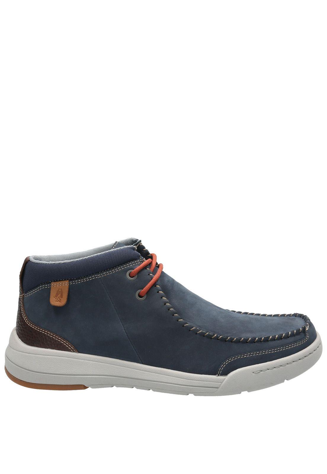 Zapato Cuero Hombre Intee Azul-1