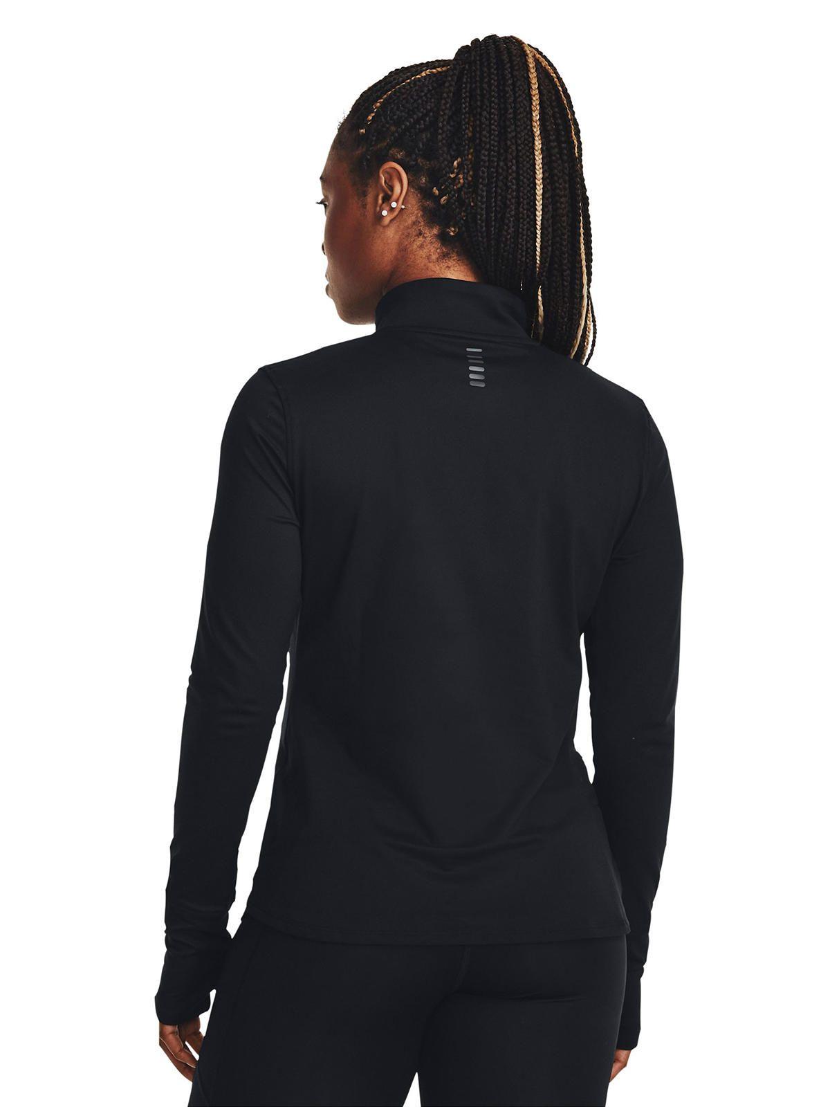 Polerón UA Launch Pro mujer Negro-4