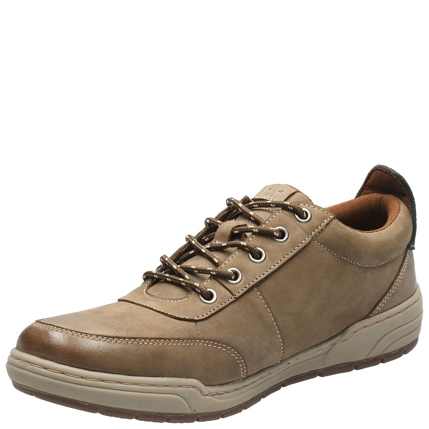 Zapatilla Cuero Hombre Draper Café-4