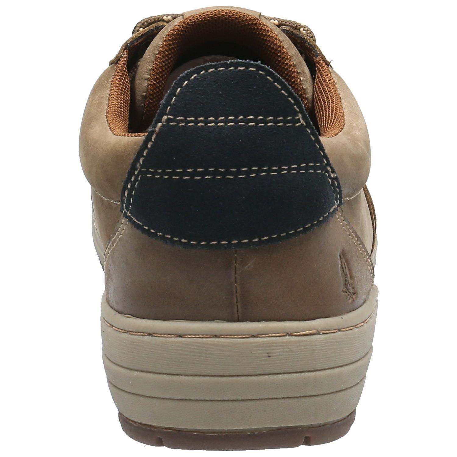 Zapatilla Cuero Hombre Draper Café-6