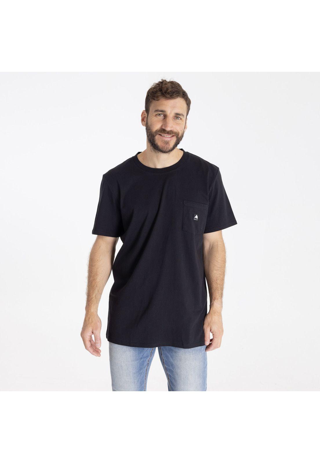 Polera Manga Corta Colfax Ii Negro Hombre-0