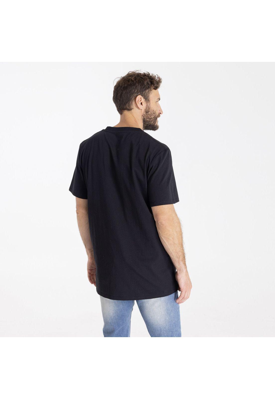 Polera Manga Corta Colfax Ii Negro Hombre-1