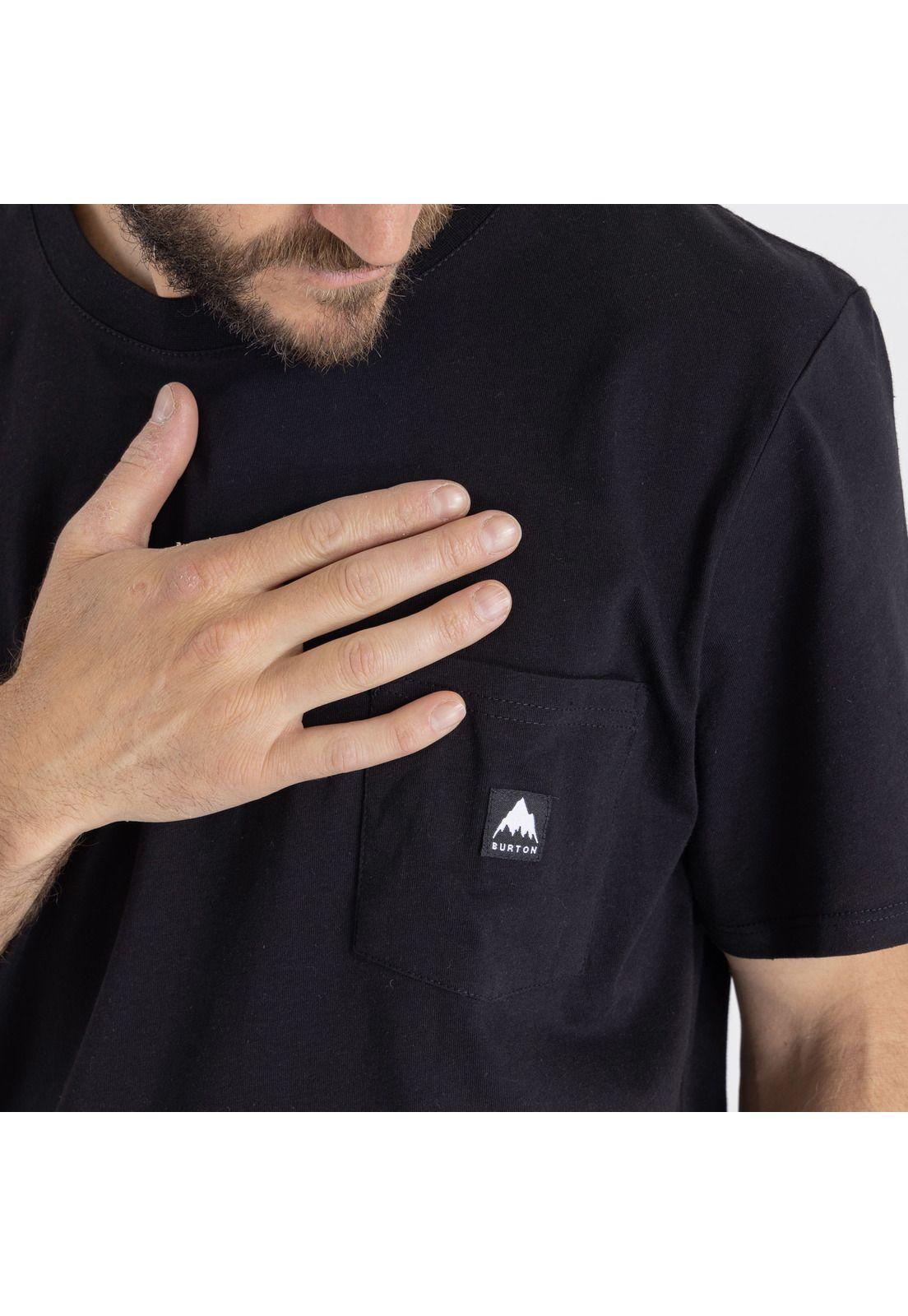 Polera Manga Corta Colfax Ii Negro Hombre-3