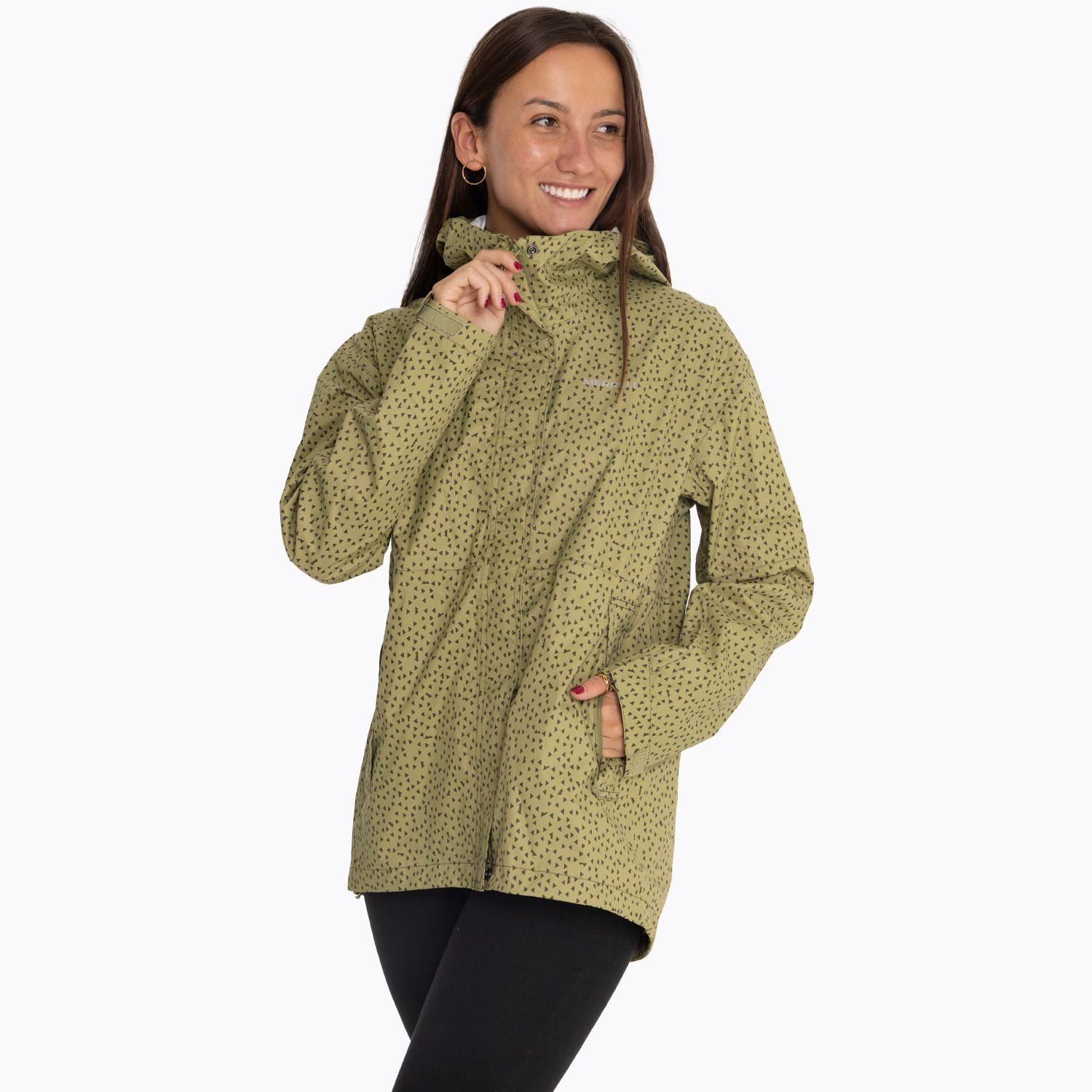 Chaqueta Impermeable Mujer Fallon Rain Verde-0