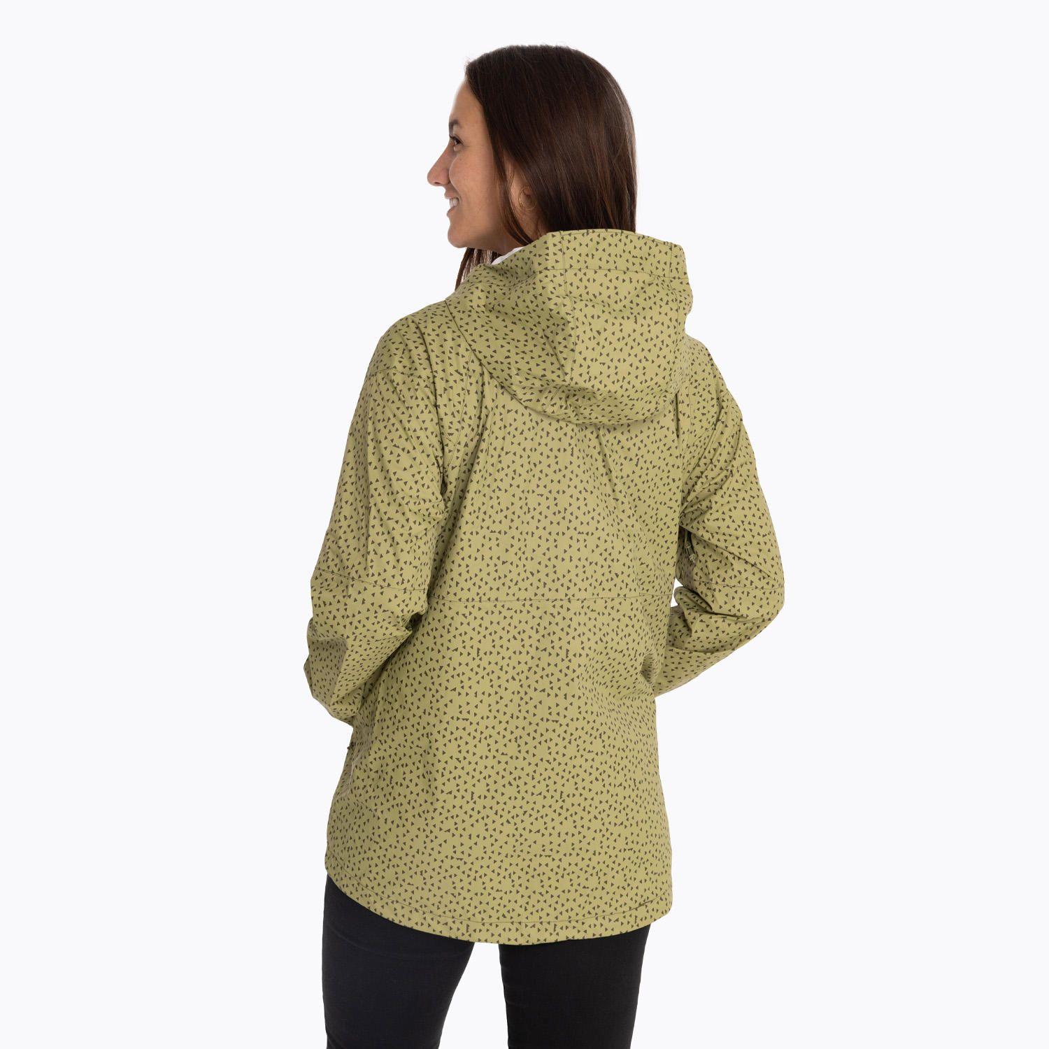 Chaqueta Impermeable Mujer Fallon Rain Verde-3