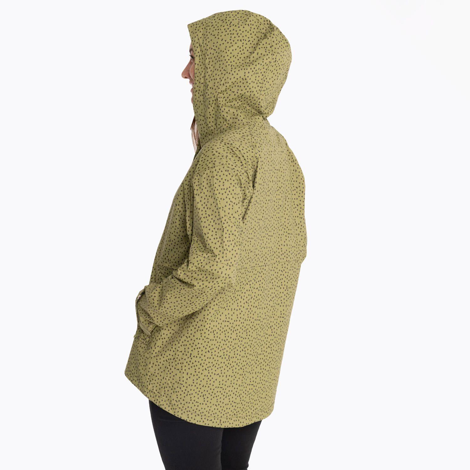 Chaqueta Impermeable Mujer Fallon Rain Verde-4